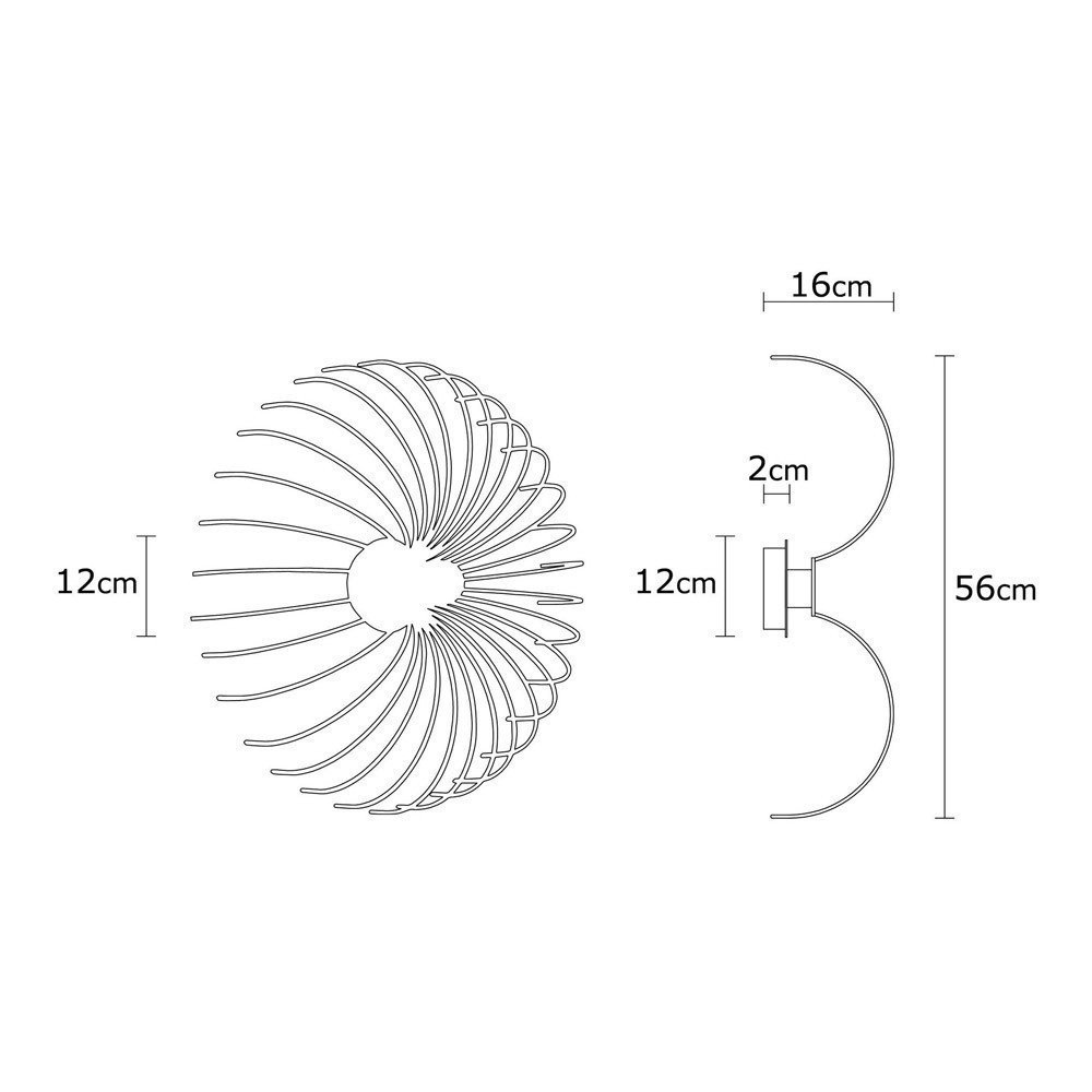 Appliques murales  Sheen 525NOR3148 Black