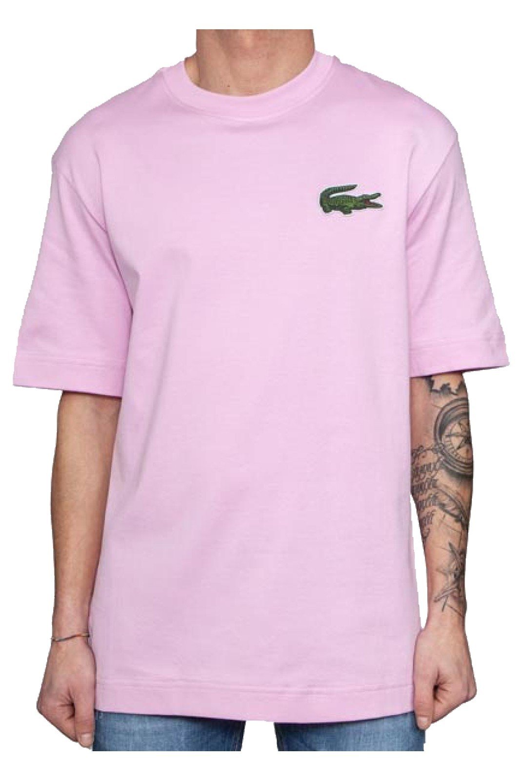 T-S manches courtes  Lacoste TH0062_IXV__IXV_GELATO Rose