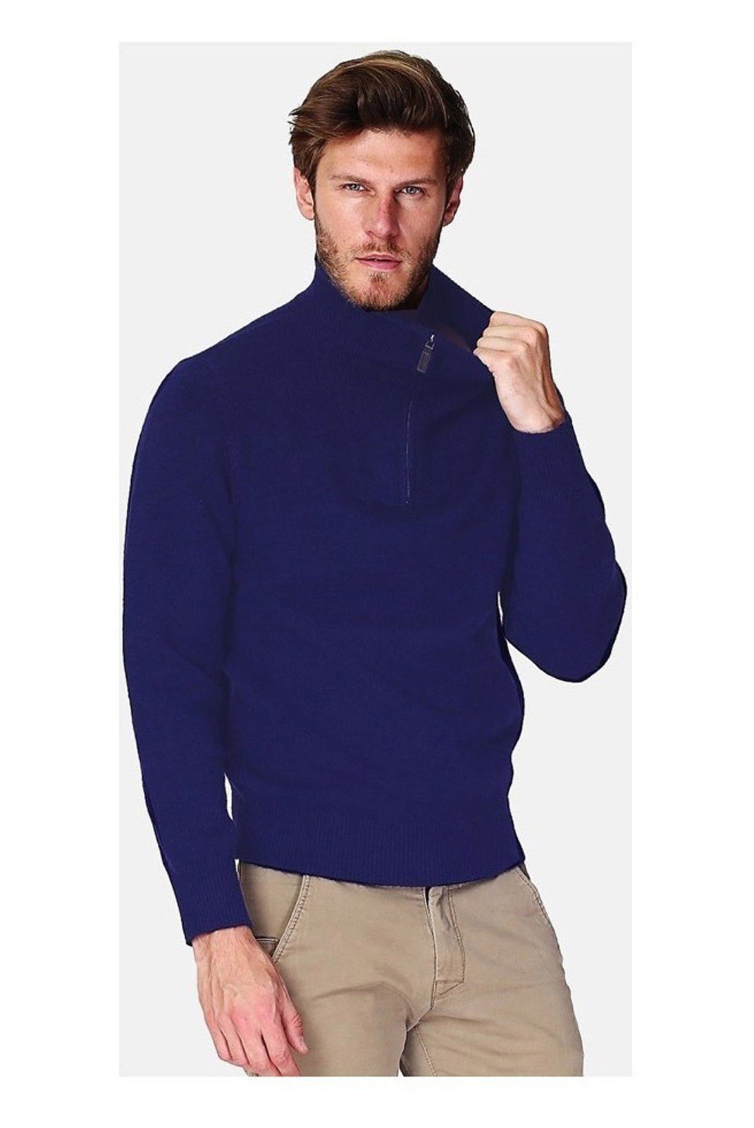 Pulls  William de faye WFM97_BLEU_NUIT Bleu Nuit