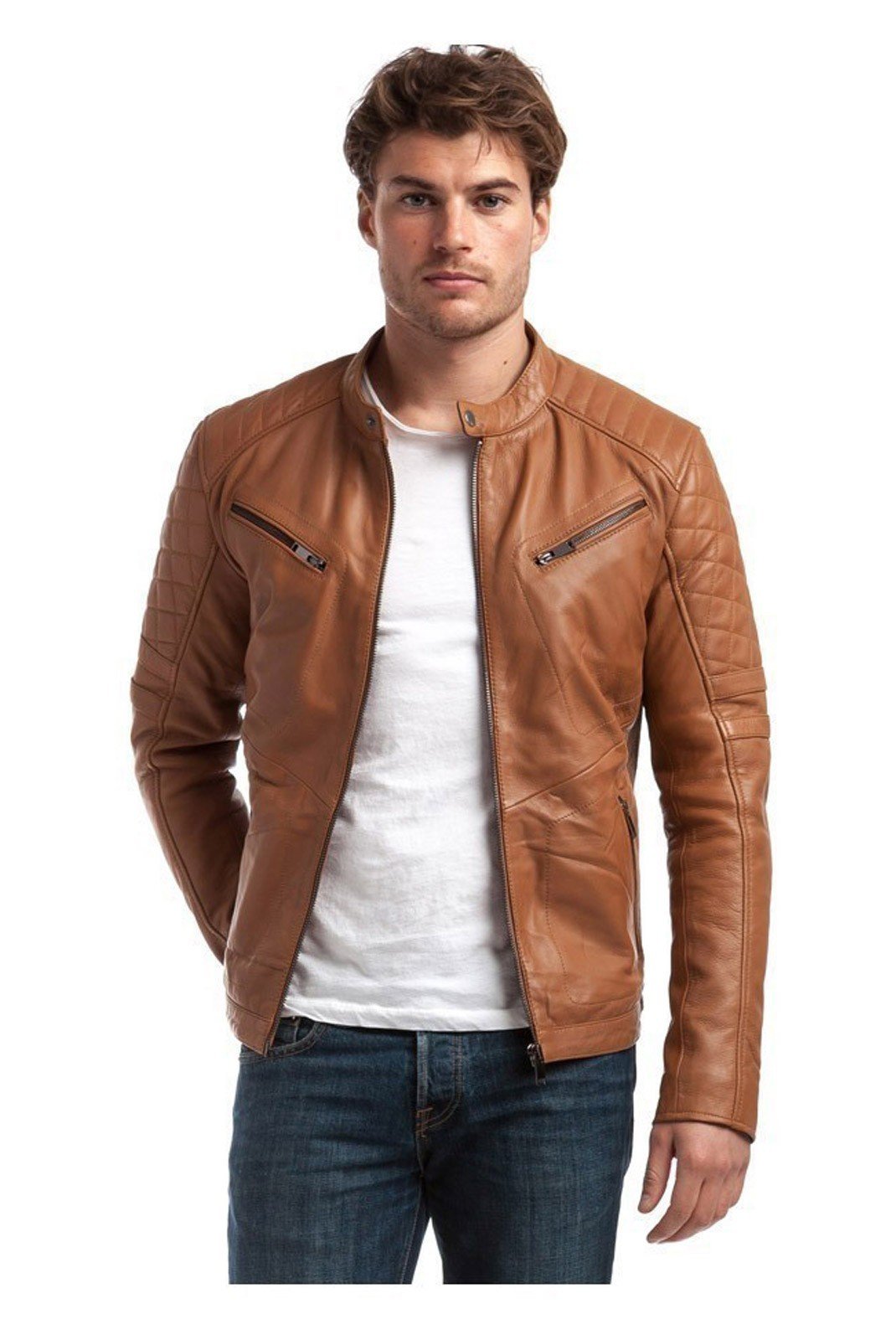 Vestes & blousons  Chyston FLASH_COGNAC Cognac