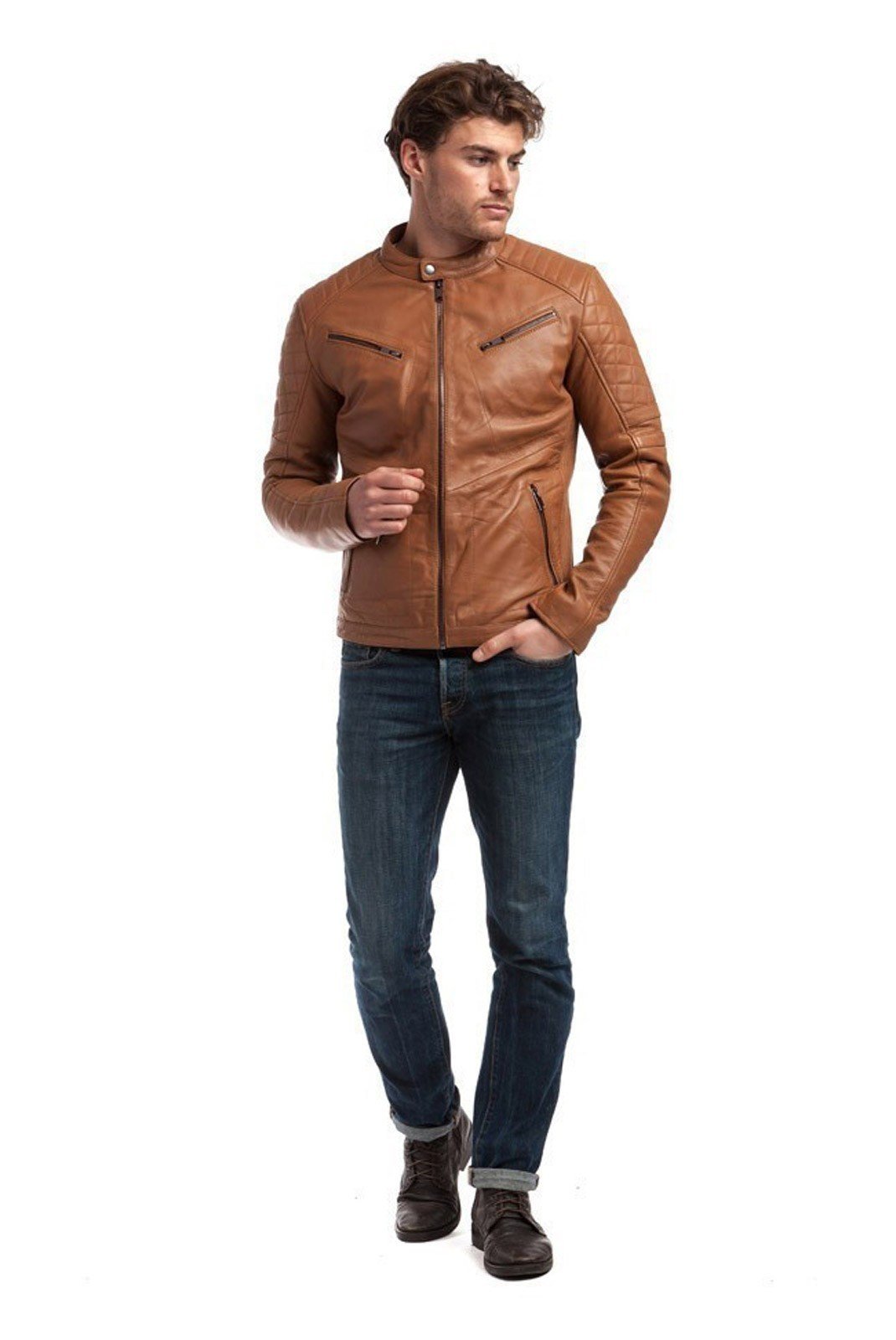 Vestes & blousons  Chyston FLASH_COGNAC Cognac