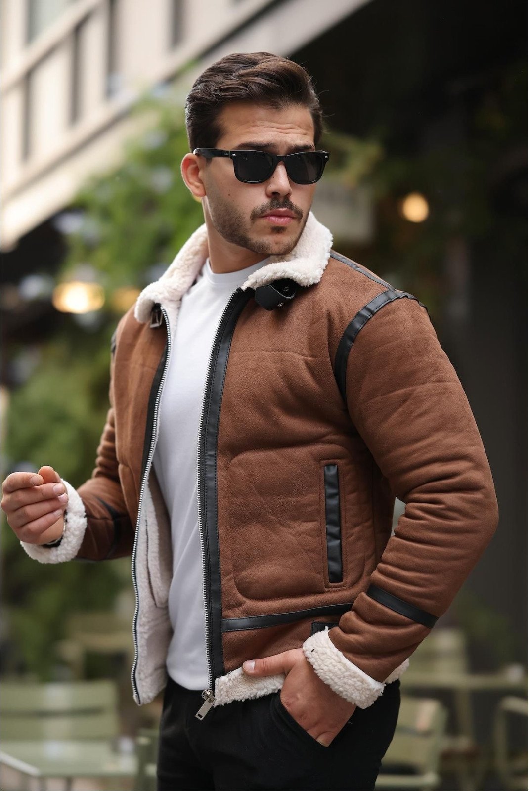 Vestes & blousons  VALIBERTA M10024-Coffee Coffee