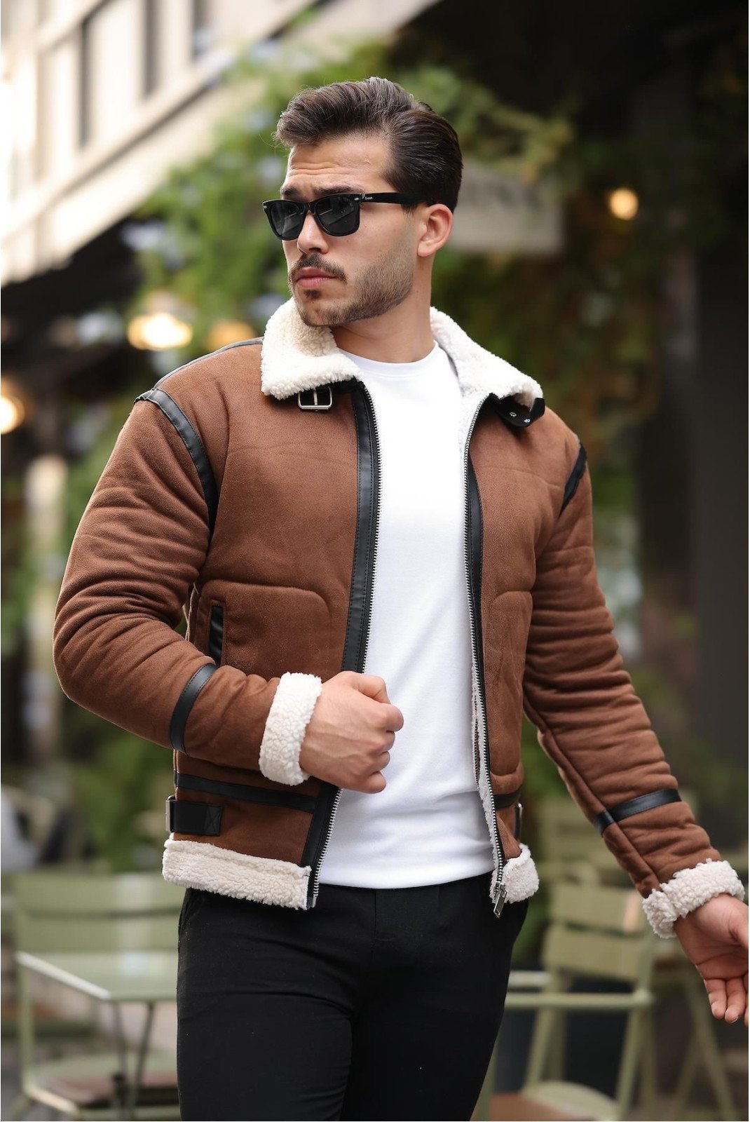 Vestes & blousons  VALIBERTA M10024-Coffee Coffee