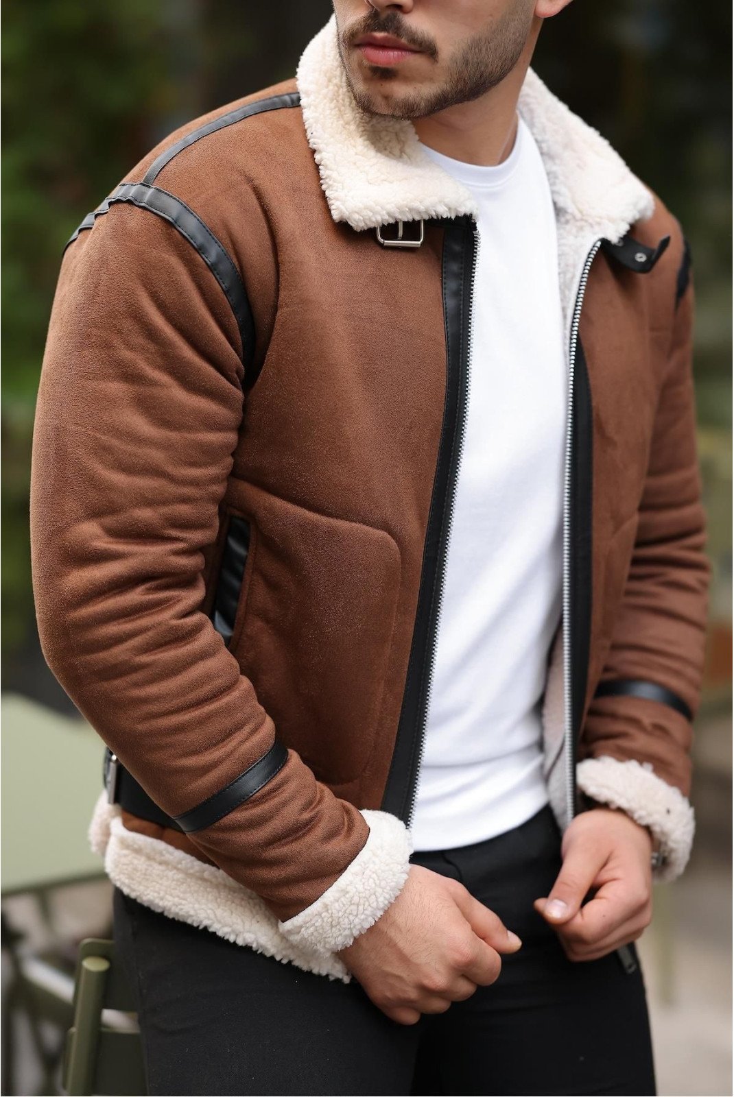 Vestes & blousons  VALIBERTA M10024-Coffee Coffee