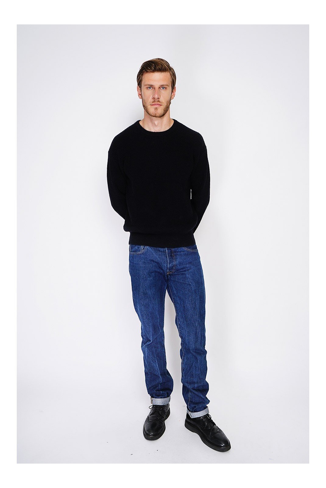 Pulls  C&JO ROYAL CASHMERE CJ129_NOIR Black