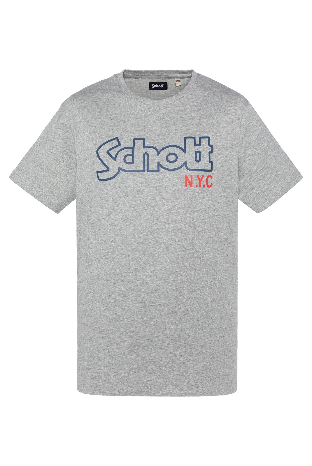T-S manches courtes  Schott TSVINTAGE HEAT.GREY