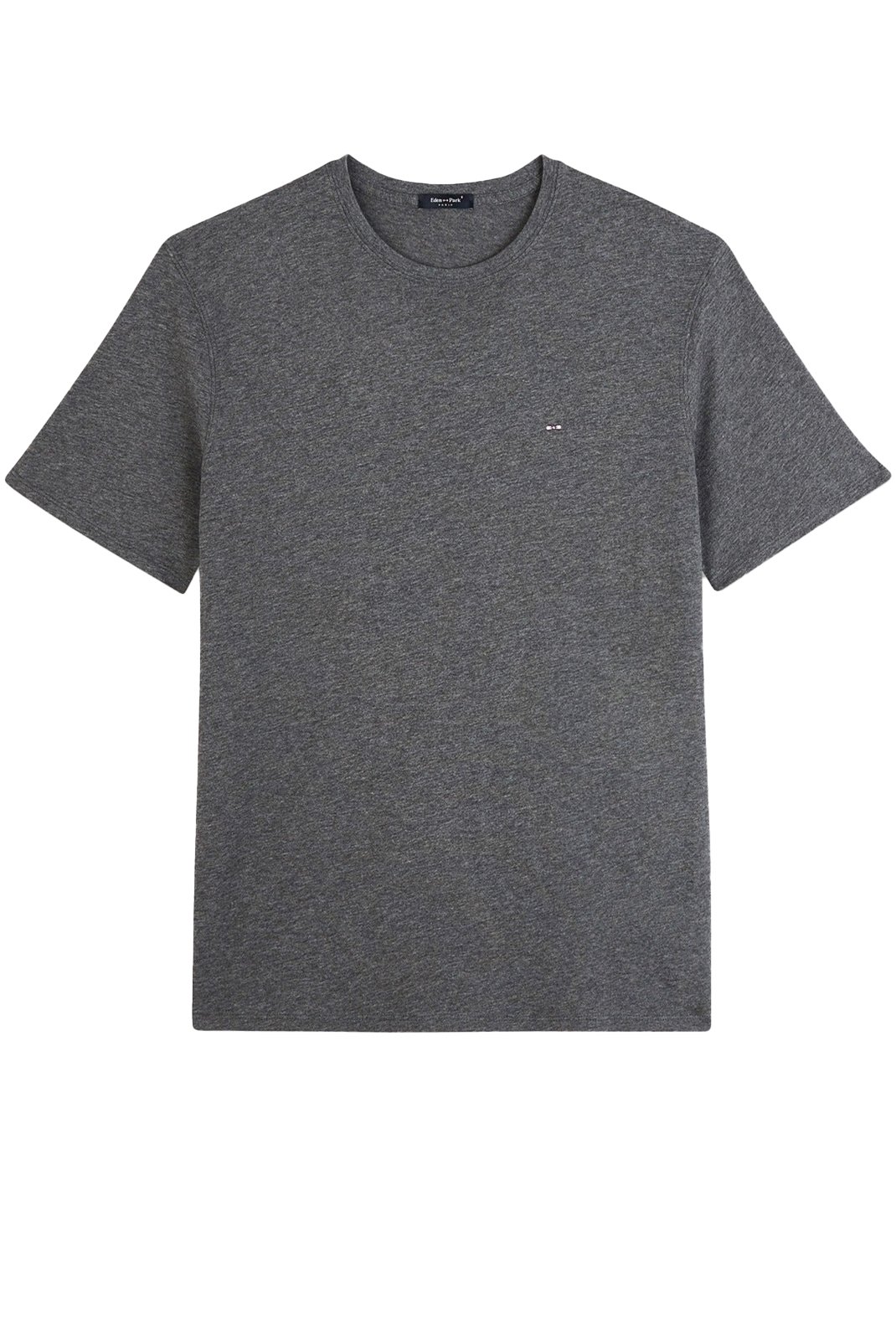 T-S manches courtes  Eden park PPKNITCE0007 GRIS FONCE