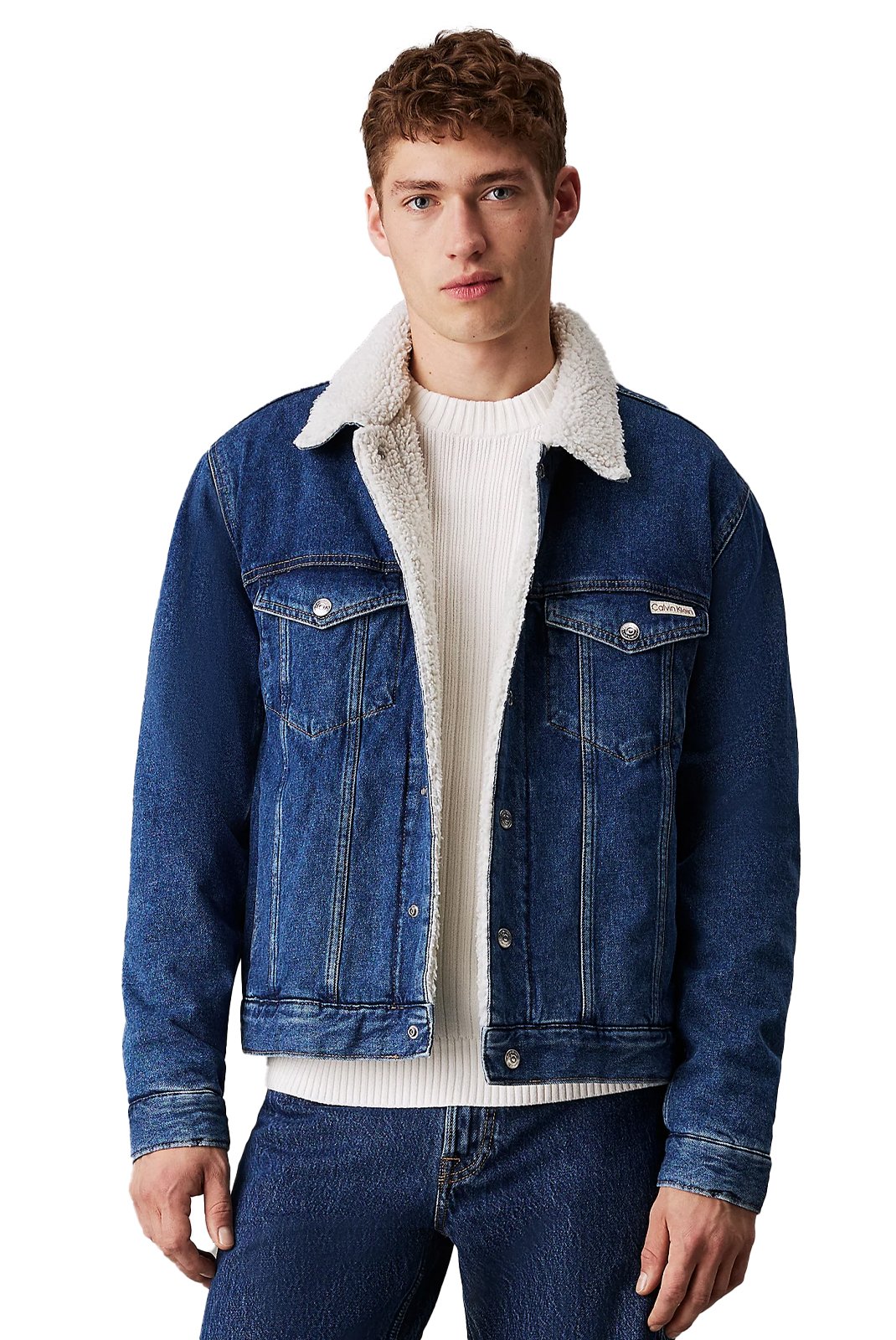Vestes & blousons  Calvin klein J30J326016 1A4 Denim Medium