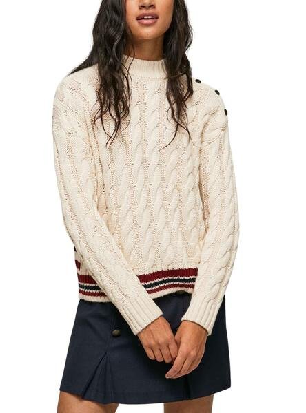Pull  Pepe jeans PL701903-804 804IVORY WHITE