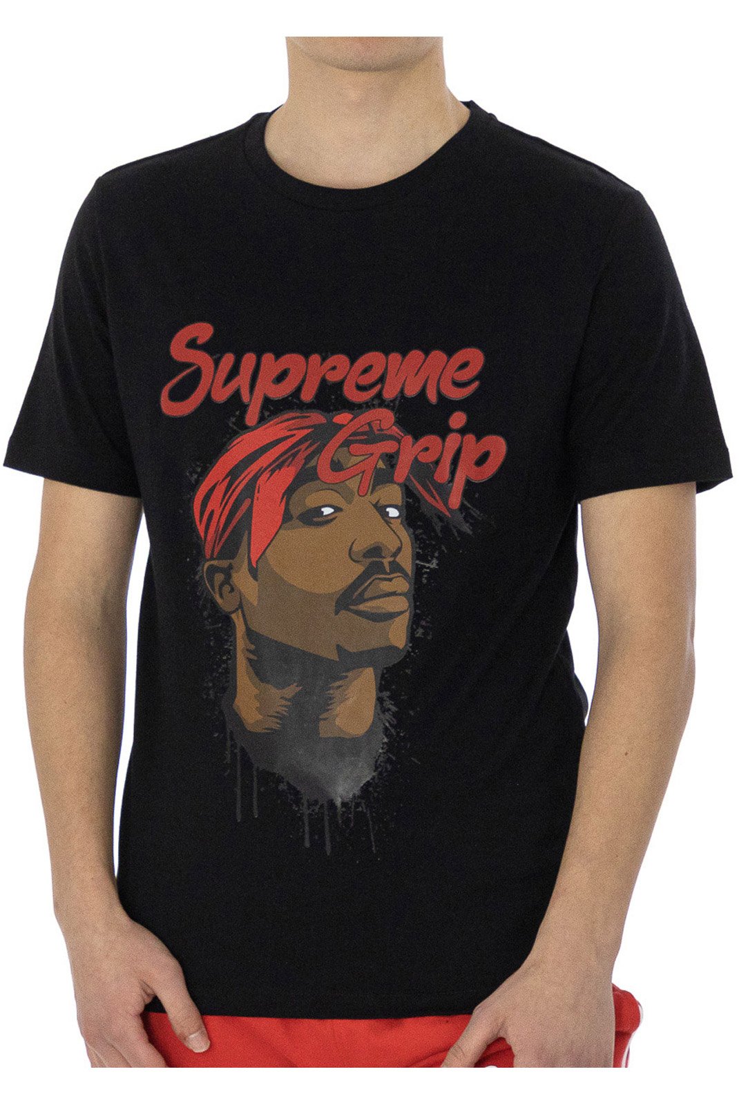 T-S manches courtes  Supreme Grip LM2210542TPR Black