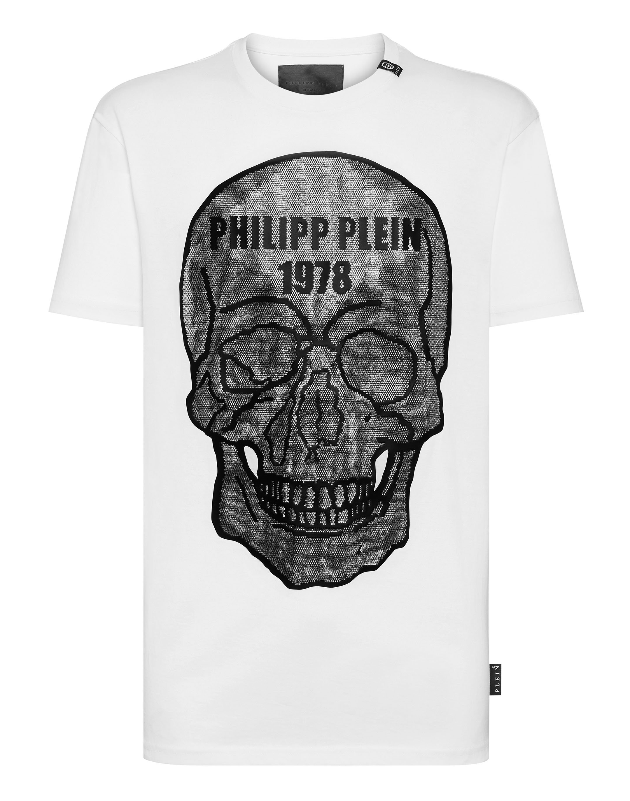 T-S manches courtes  Philipp plein MTK5231 PJY002N 01 WHITE