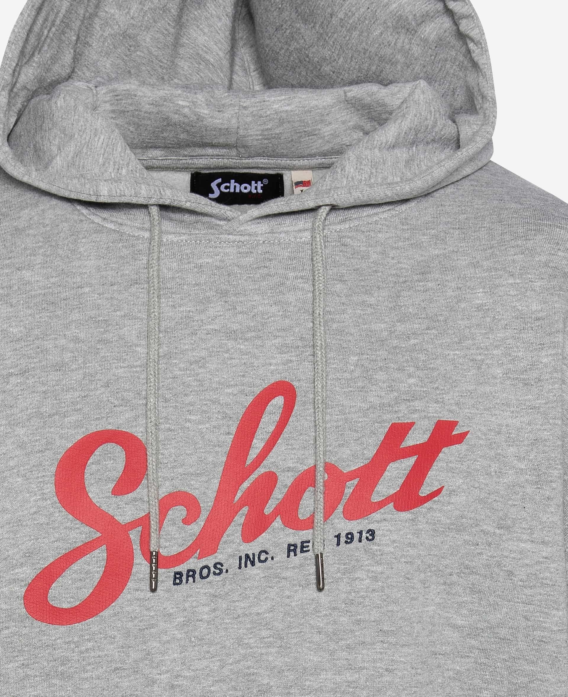 Sweatshirts  Schott SWHSIMON H GREY