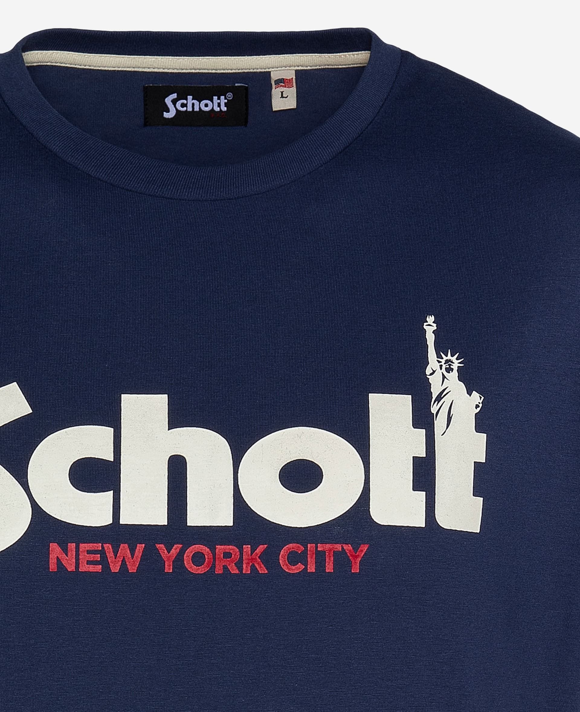 T-S manches courtes  Schott TSTROY NAVY