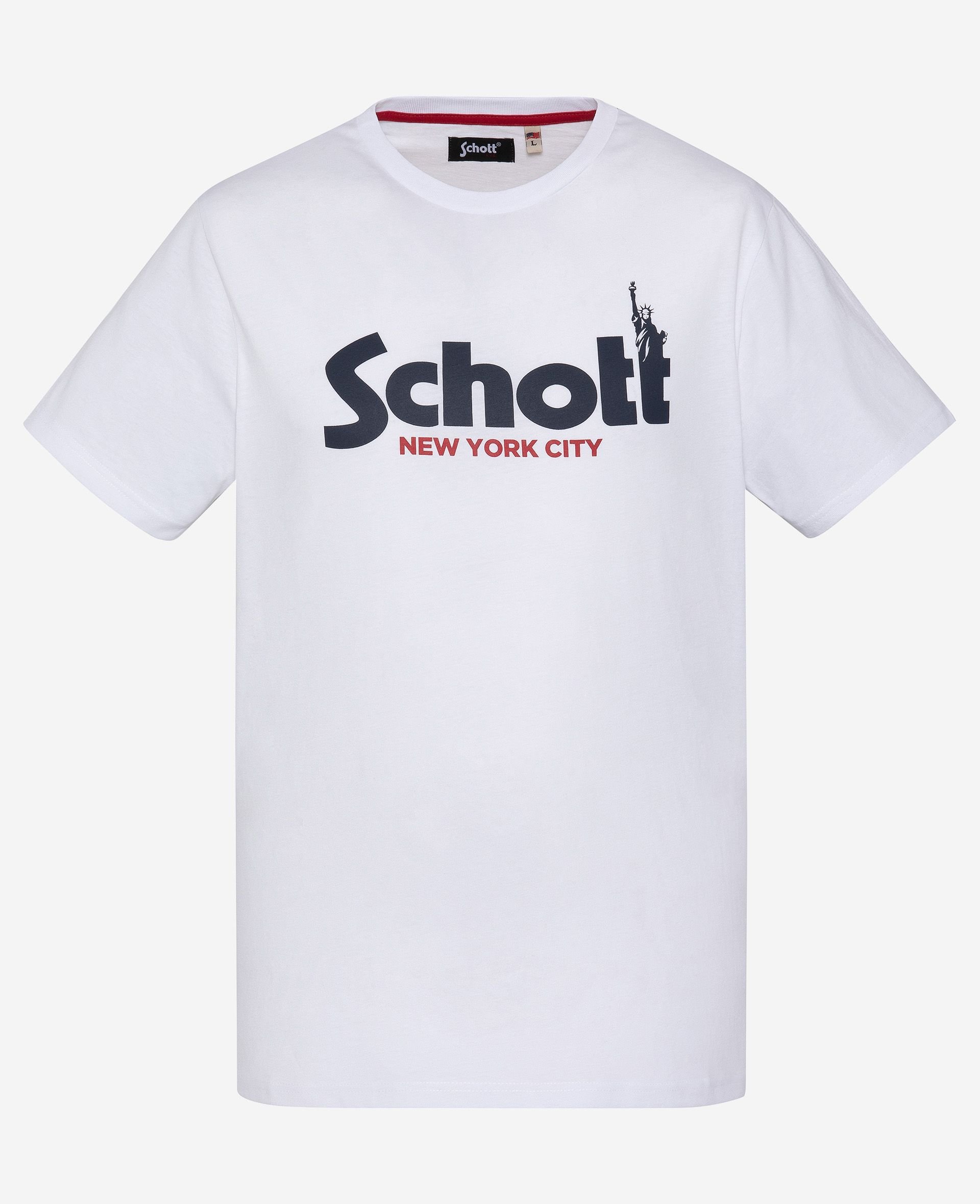T-S manches courtes  Schott TSTROY WHITE