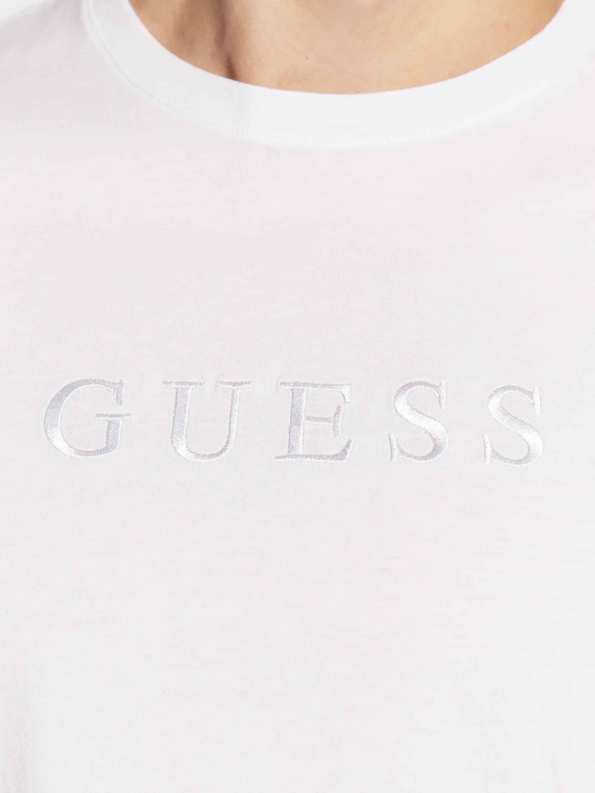 T-S manches courtes  Guess jeans M2BP47 K7HD0 G011 Pure White