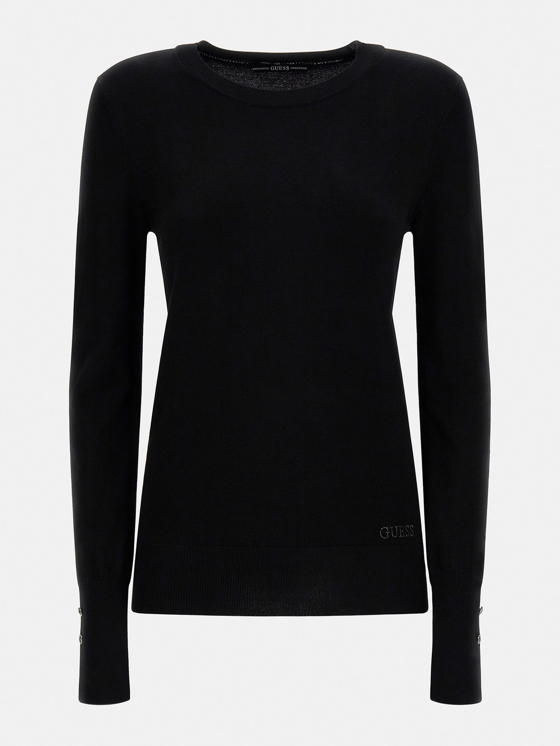 Sweat / sweat zippé  Guess jeans W2YR30 Z2V62 JBLK Jet Black A996