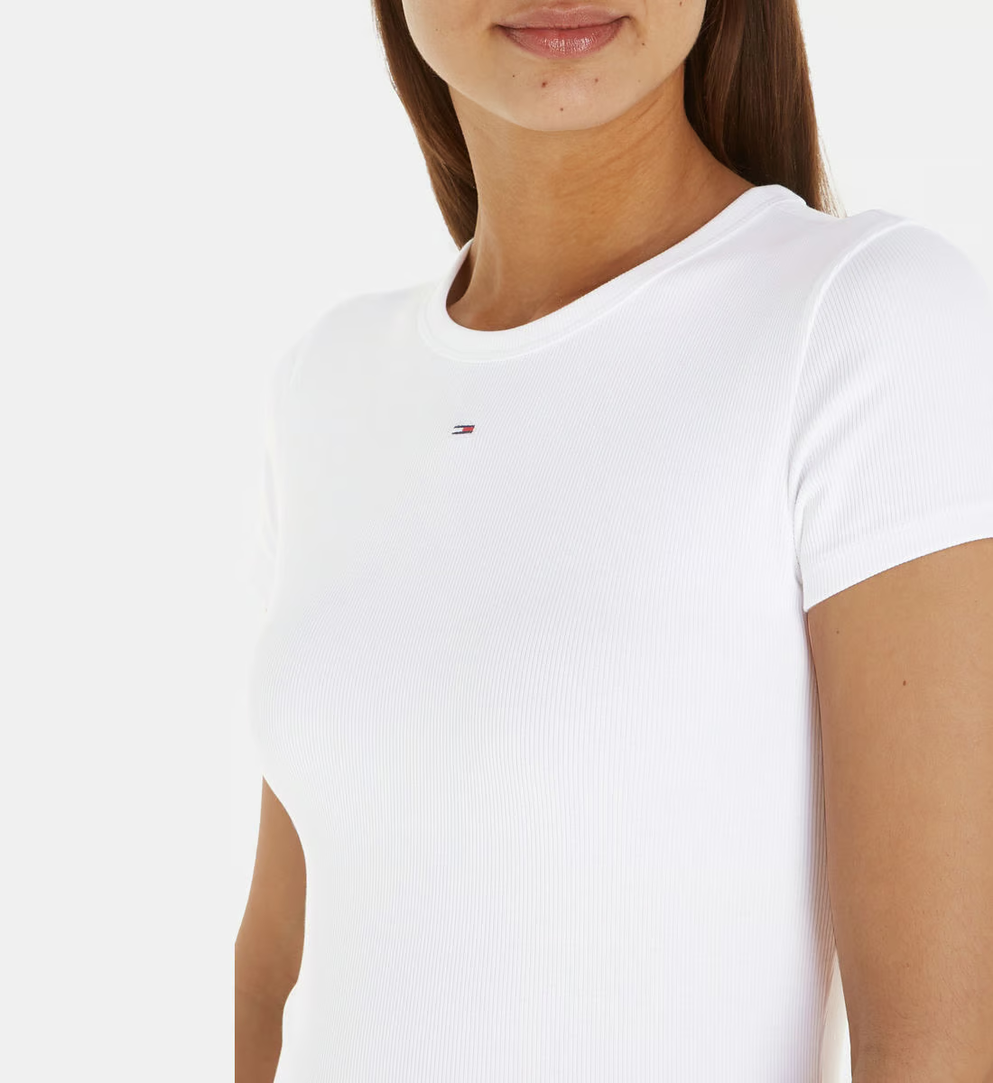 Tee shirt  Tommy Jeans DW0DW17383 YBR White