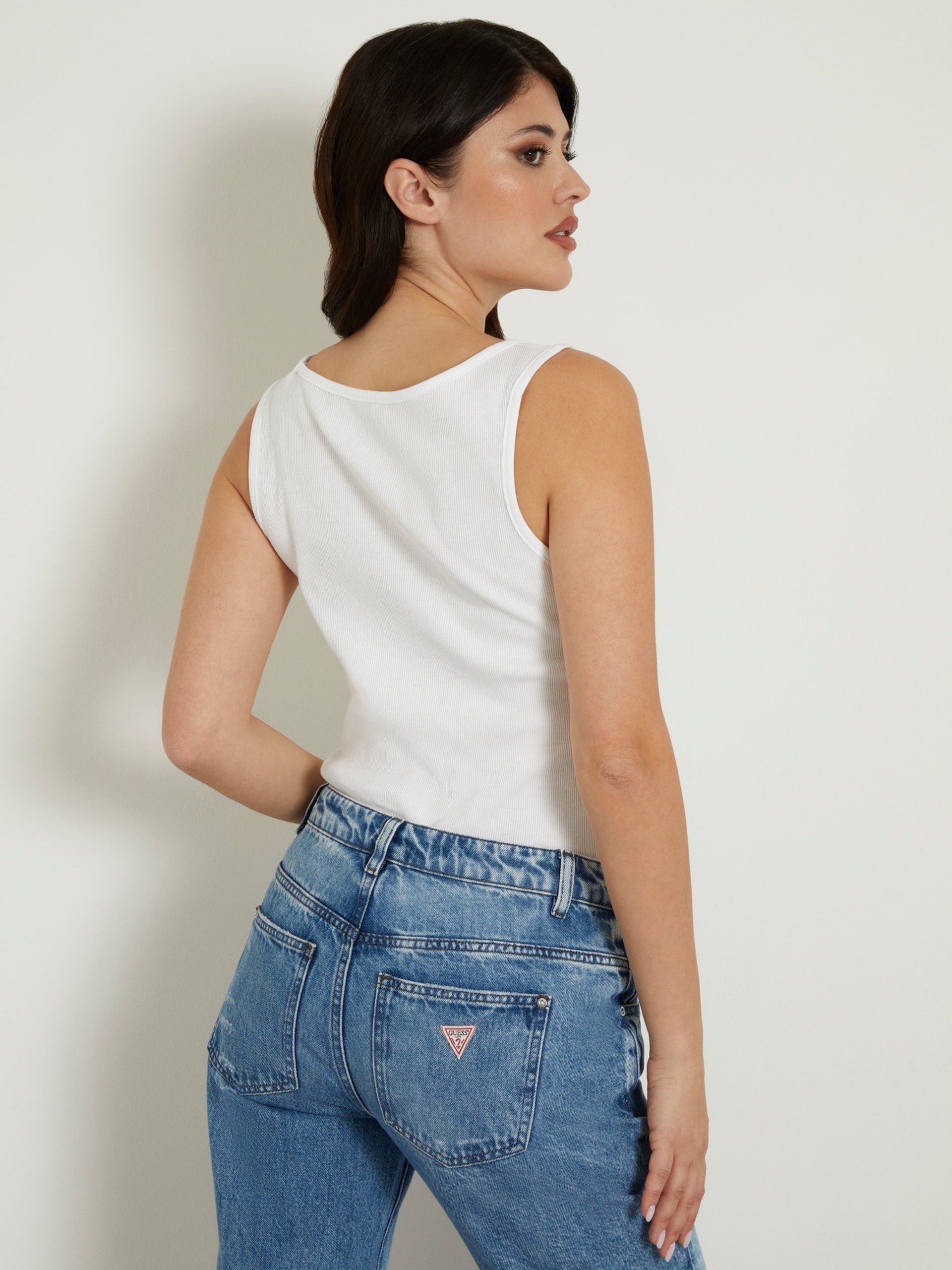 Top   Guess jeans W4GP16 K1814 G011 Pure White