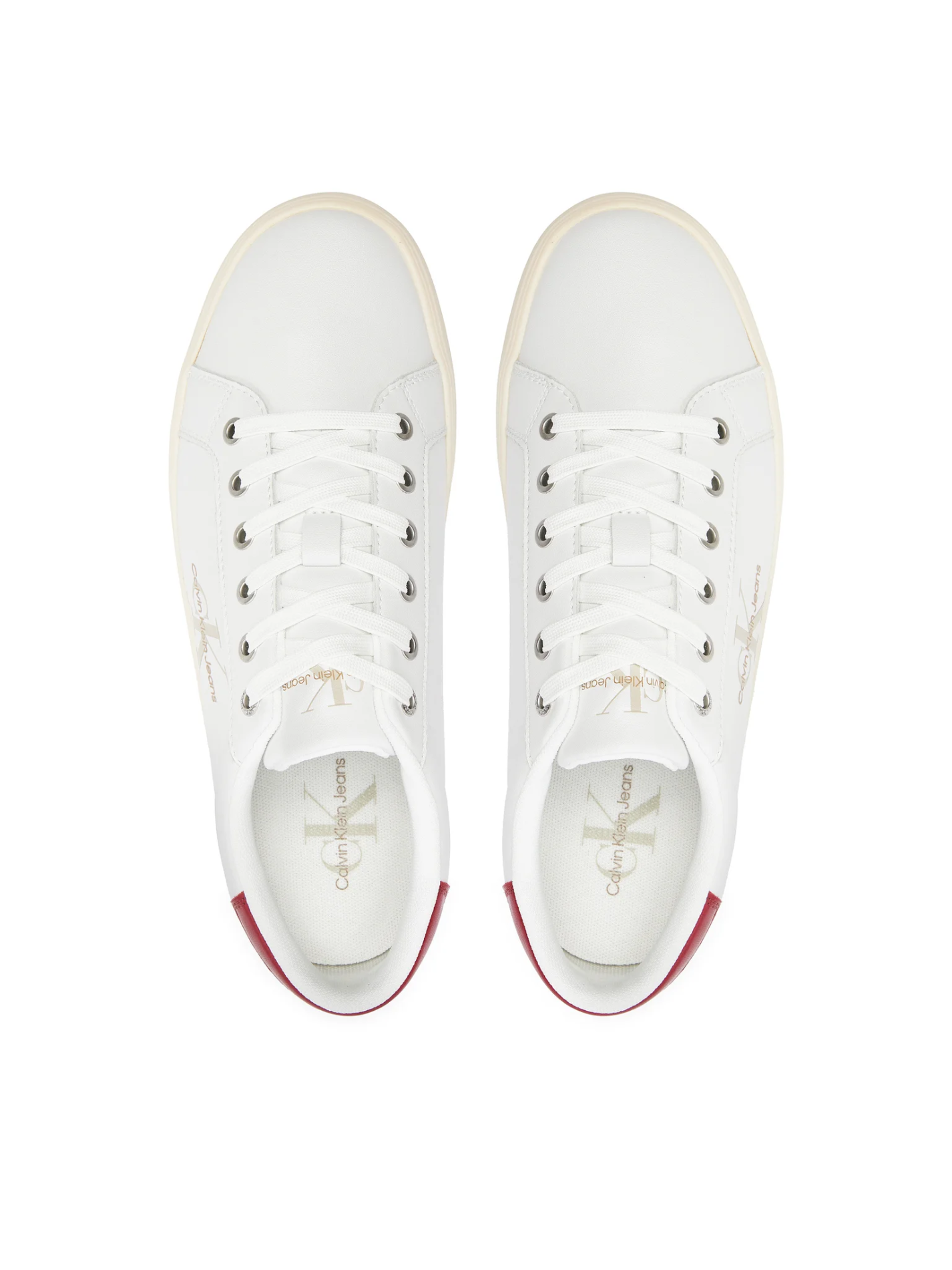 Sneakers / Sport  Calvin klein YM0YM00491 0KV Bright White/Creamy White/Garnet
