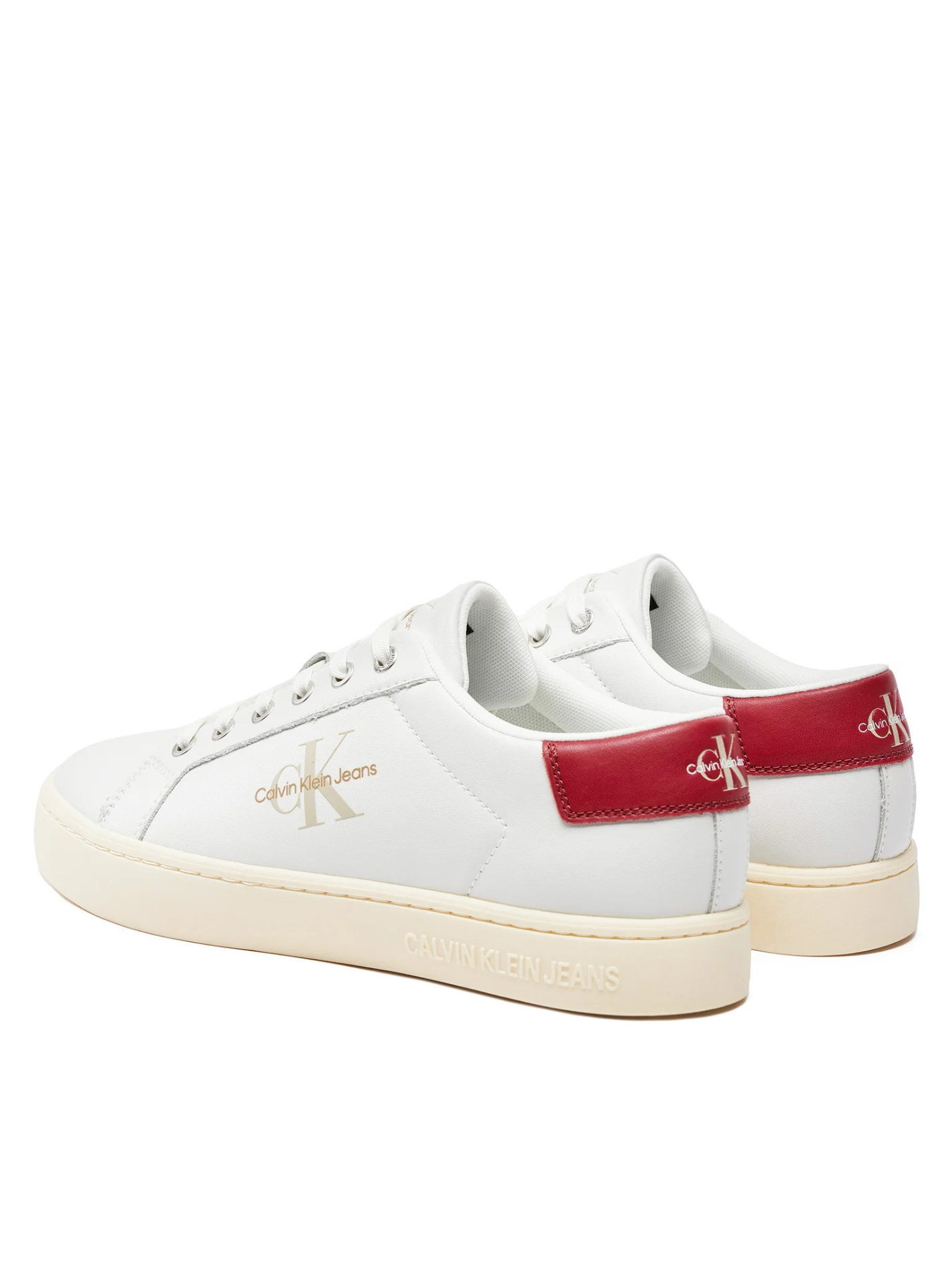 Sneakers / Sport  Calvin klein YM0YM00491 0KV Bright White/Creamy White/Garnet