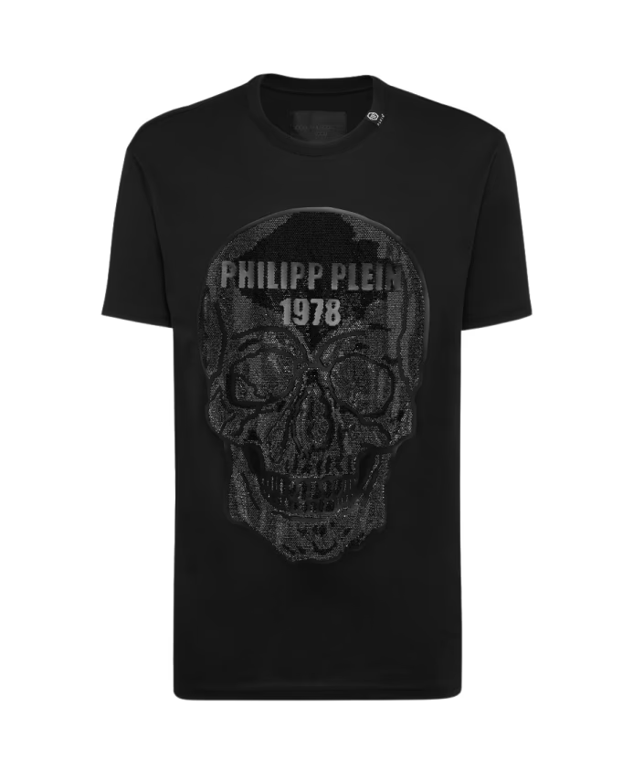 T-S manches courtes  Philipp plein MTK5231 PJY002N 0202 BLACK/BLACK