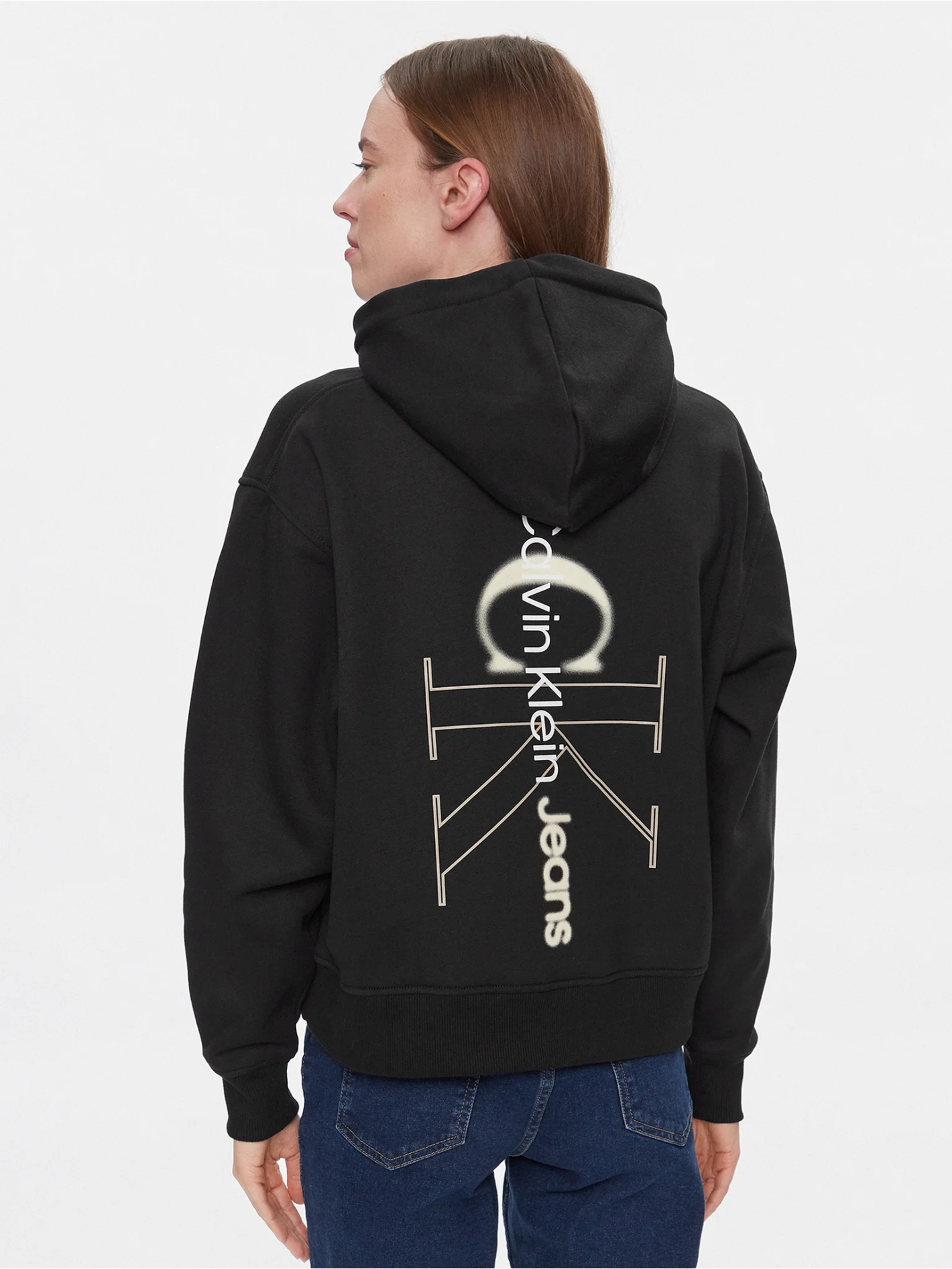 Sweat / sweat zippé  Calvin klein J20J222895 BEH Ck Black