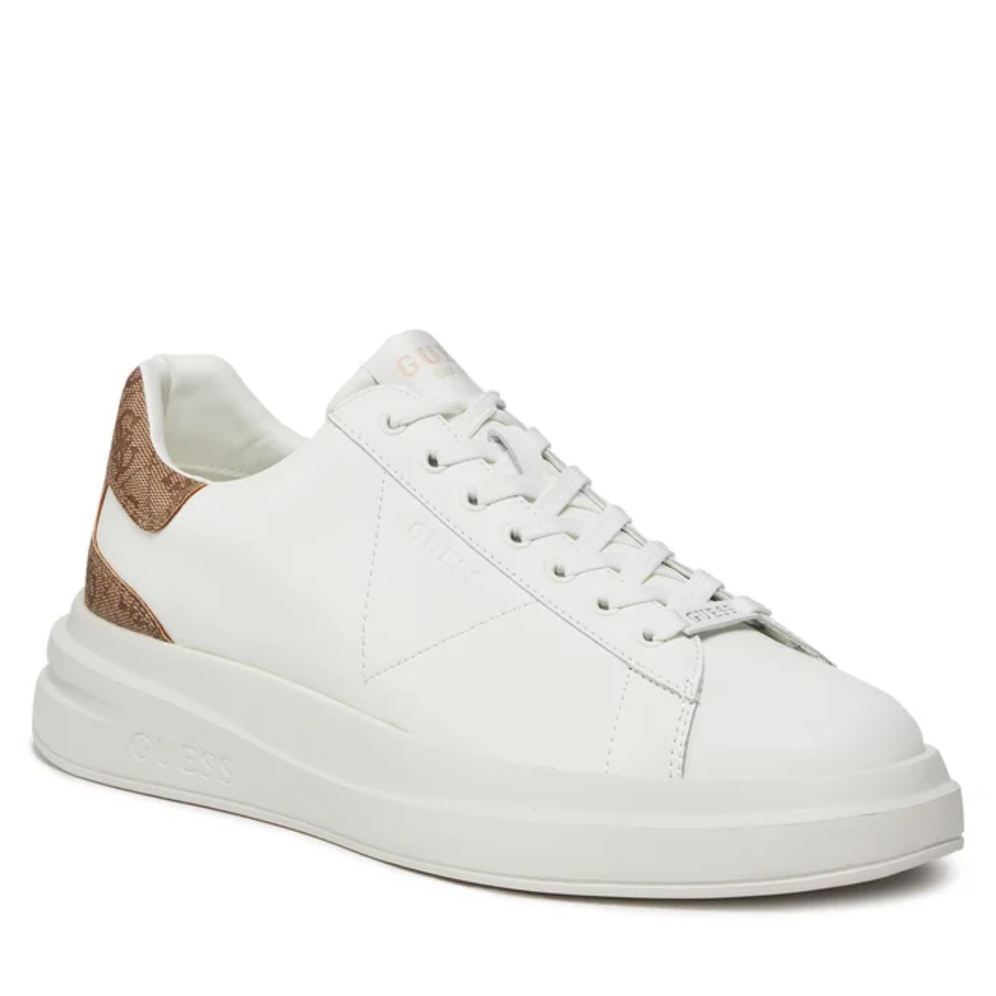 Sneakers / Sport  Guess jeans FMPVIB LEA12 WHITE BEIGE BROWN