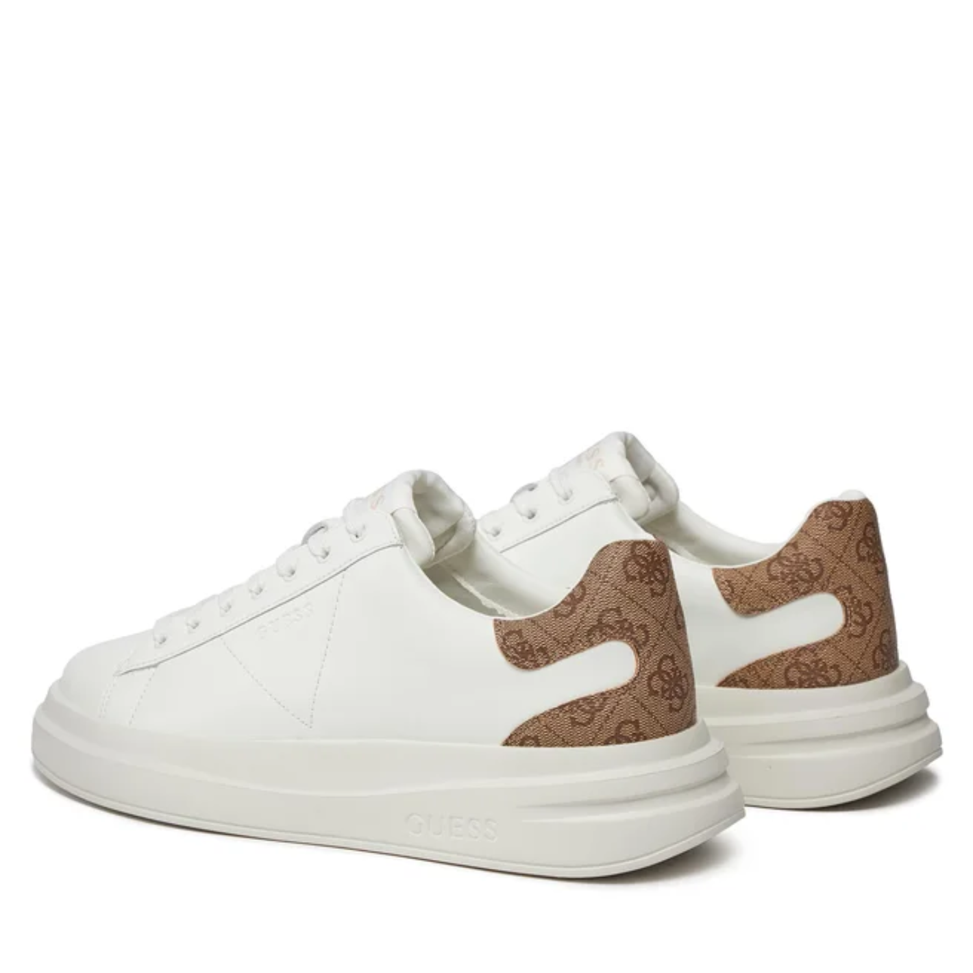 Sneakers / Sport  Guess jeans FMPVIB LEA12 WHITE BEIGE BROWN