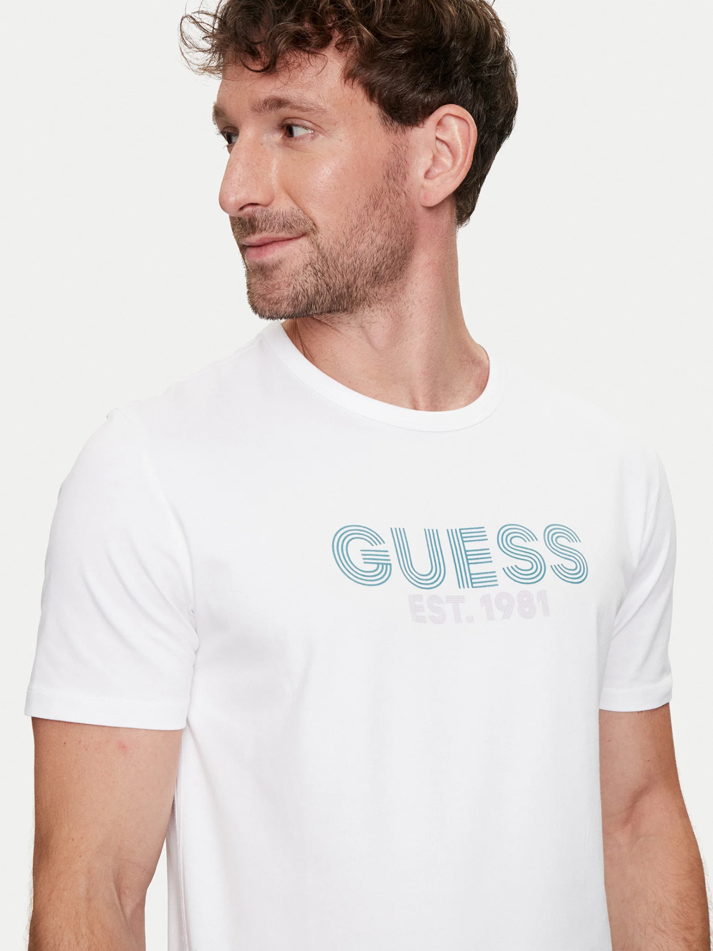 T-S manches courtes  Guess jeans M4YI30 J1314 G011 Pure White