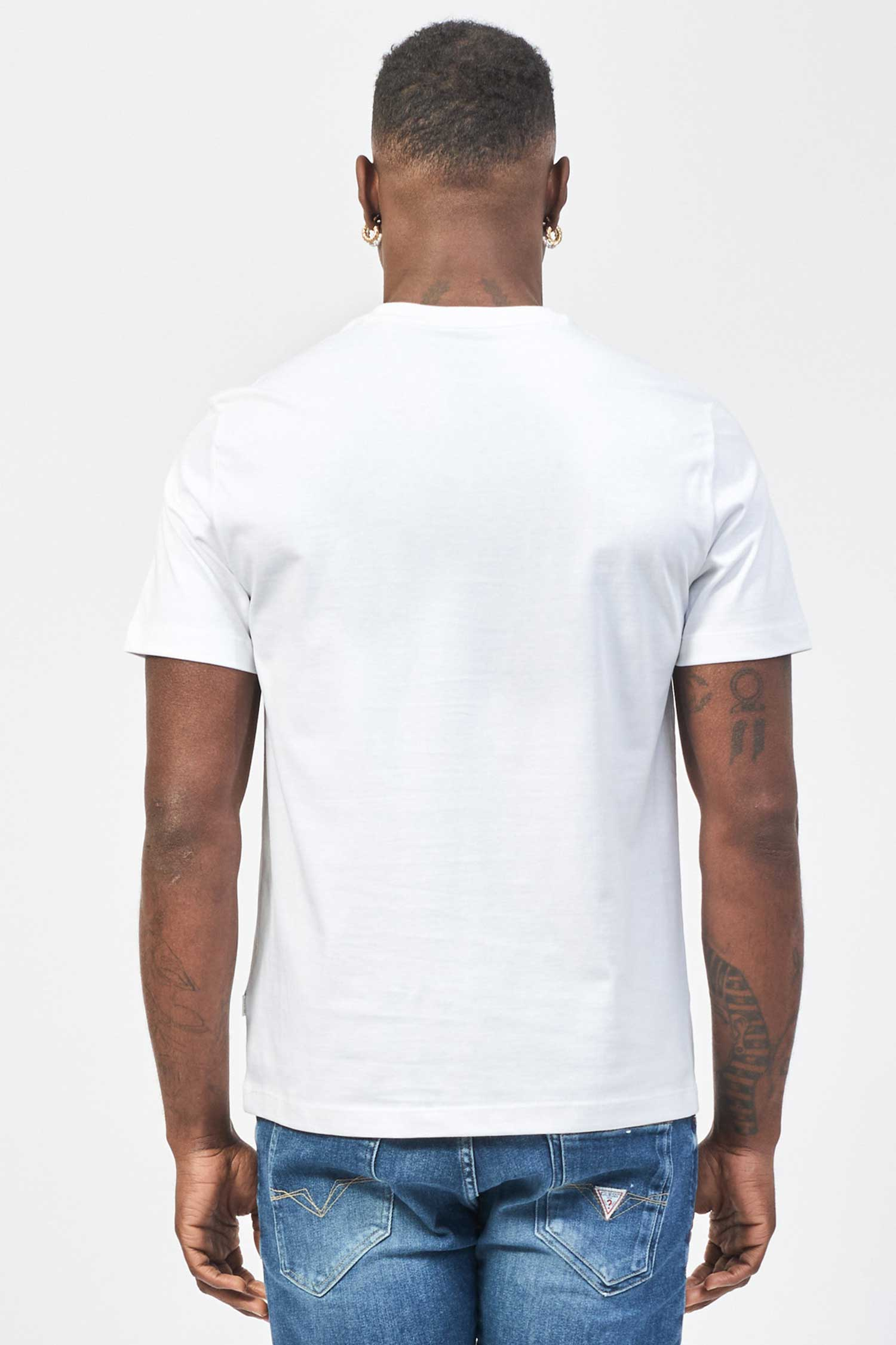T-S manches courtes  Guess jeans M5GI55 K8FQ4 G011 Pure White