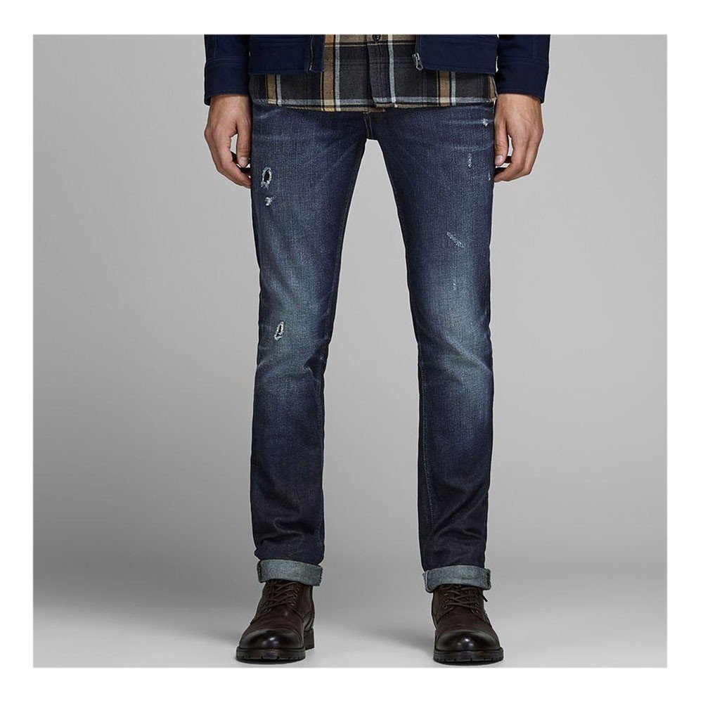 slim / skinny  Jack & Jones TOM ORIGINAL JJ 117 12141765 blue denim