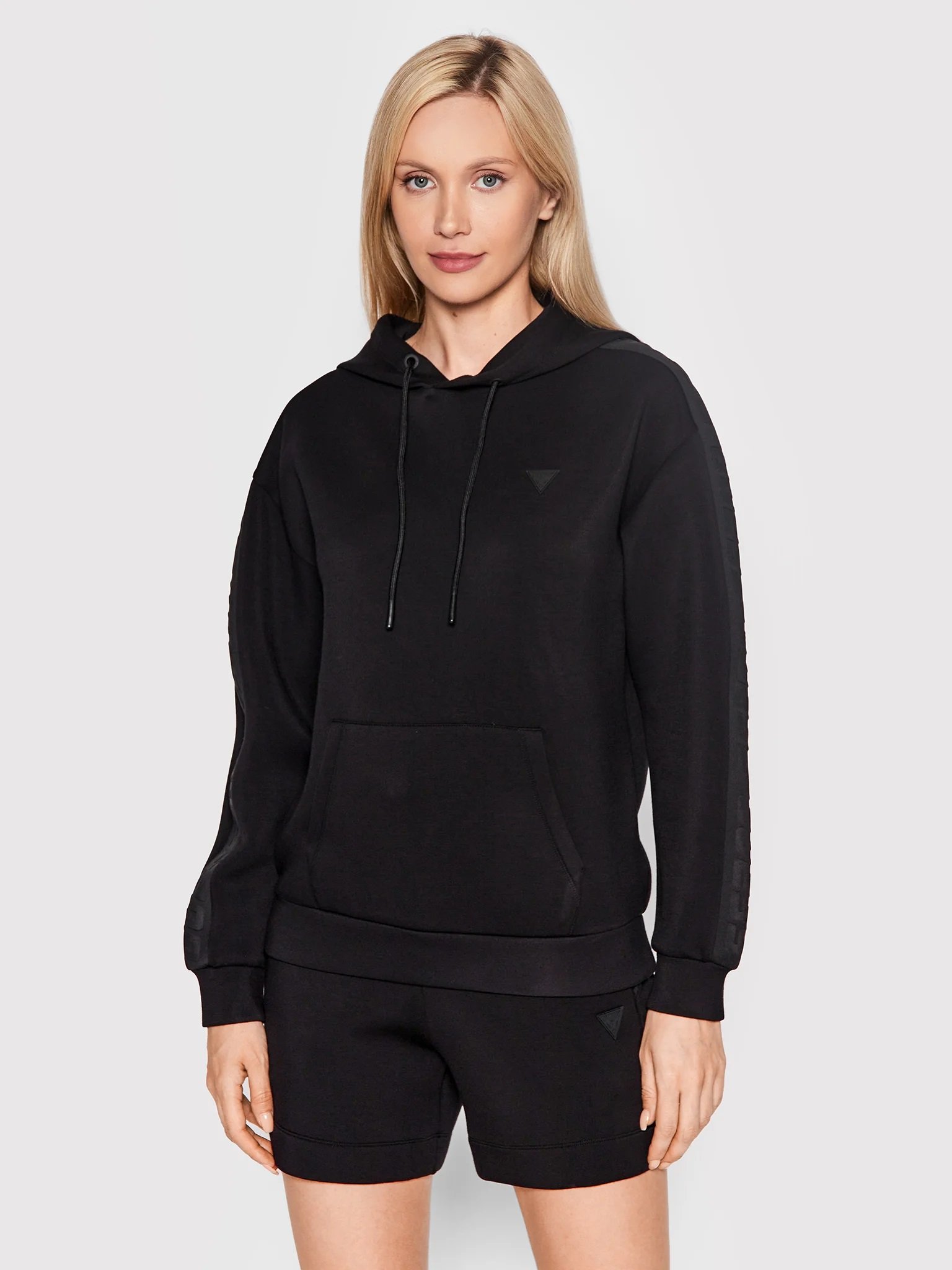 Sweat / sweat zippé  Guess jeans V2YQ18 K7UW2 JBLK Jet Black A996