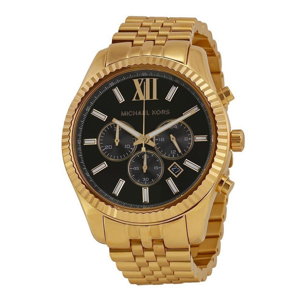 Montres  Michael Kors MK8286 Black/or