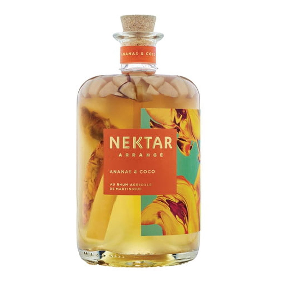 Rhum  Spiritueux de prestige NEKTARANANASCOCO Jaune