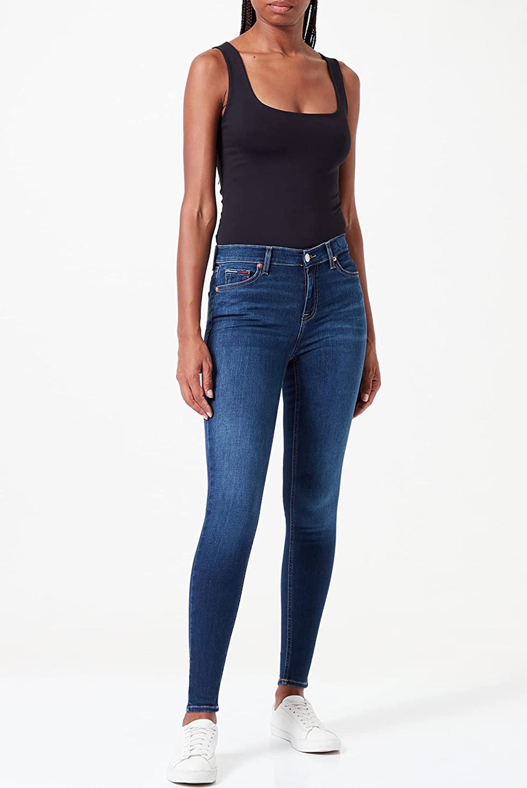 Femme  Tommy Jeans DW0DW14129 1BK Denim Dark