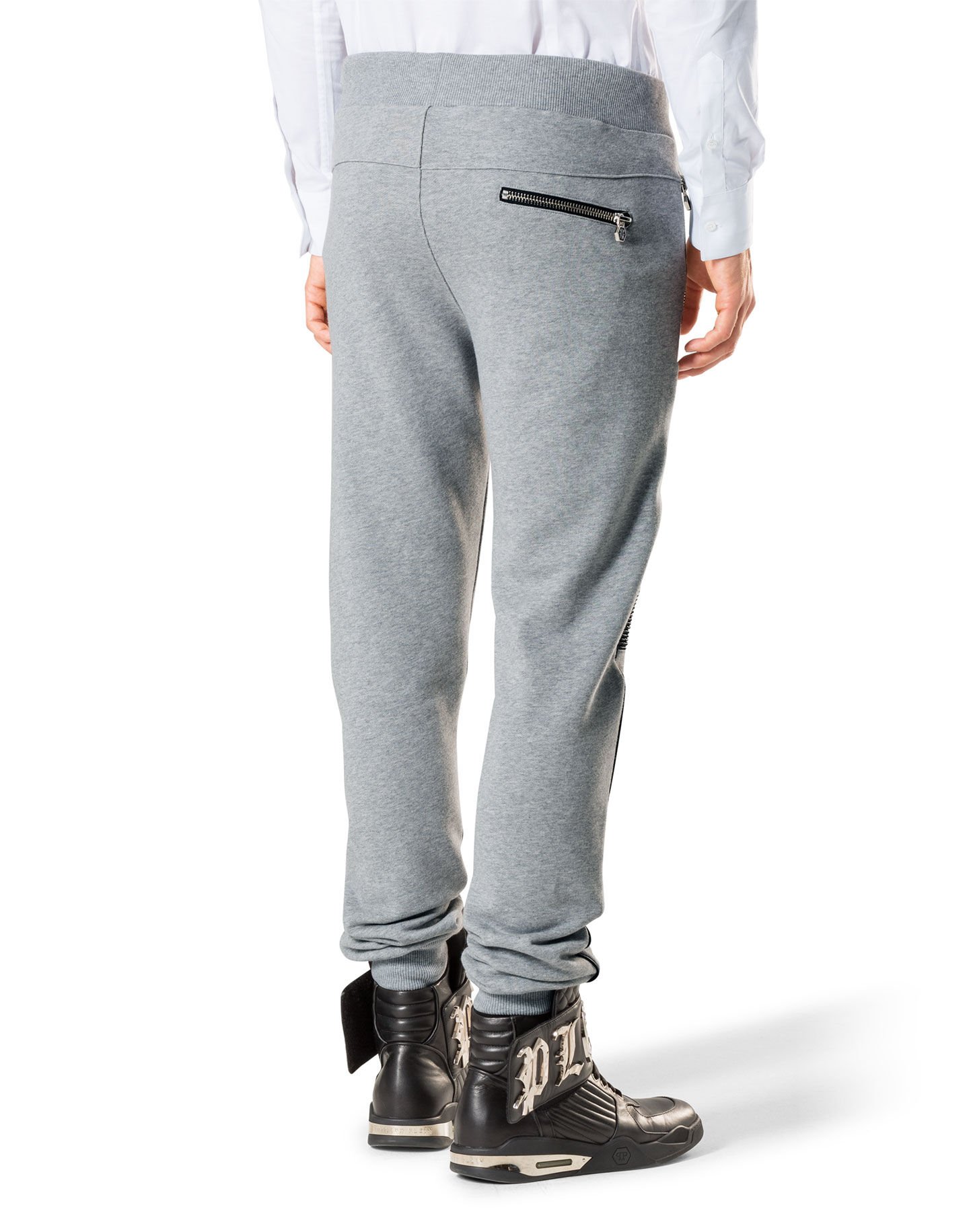 Pantalons sport/streetwear  Philipp plein MJT0053 1046 GREY MELANGED