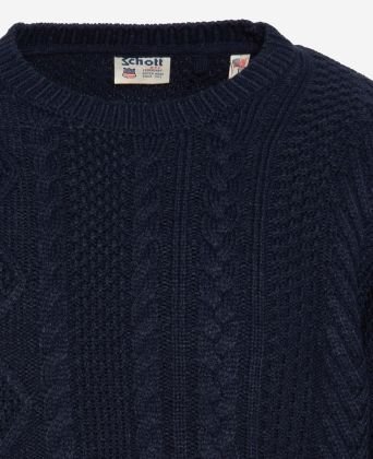 Pulls  Schott PLALTAI2 NAVY