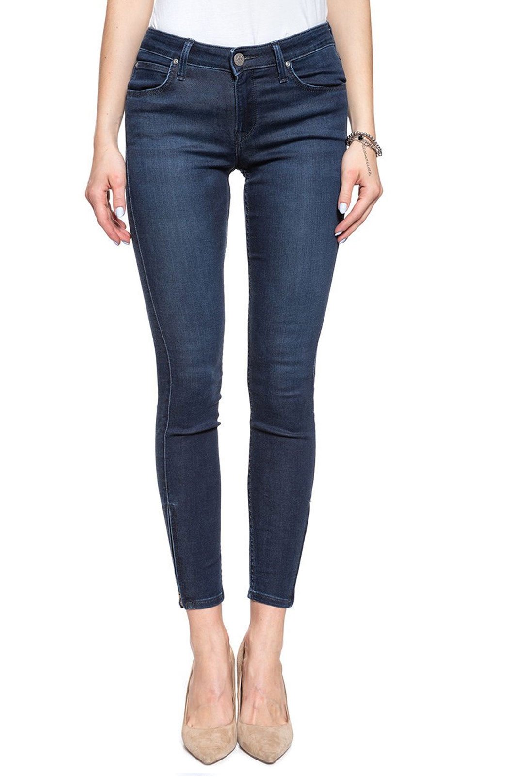 Jeans   Lee L30CRKKD SCARLETT CROPPED POLISHED INDIGO