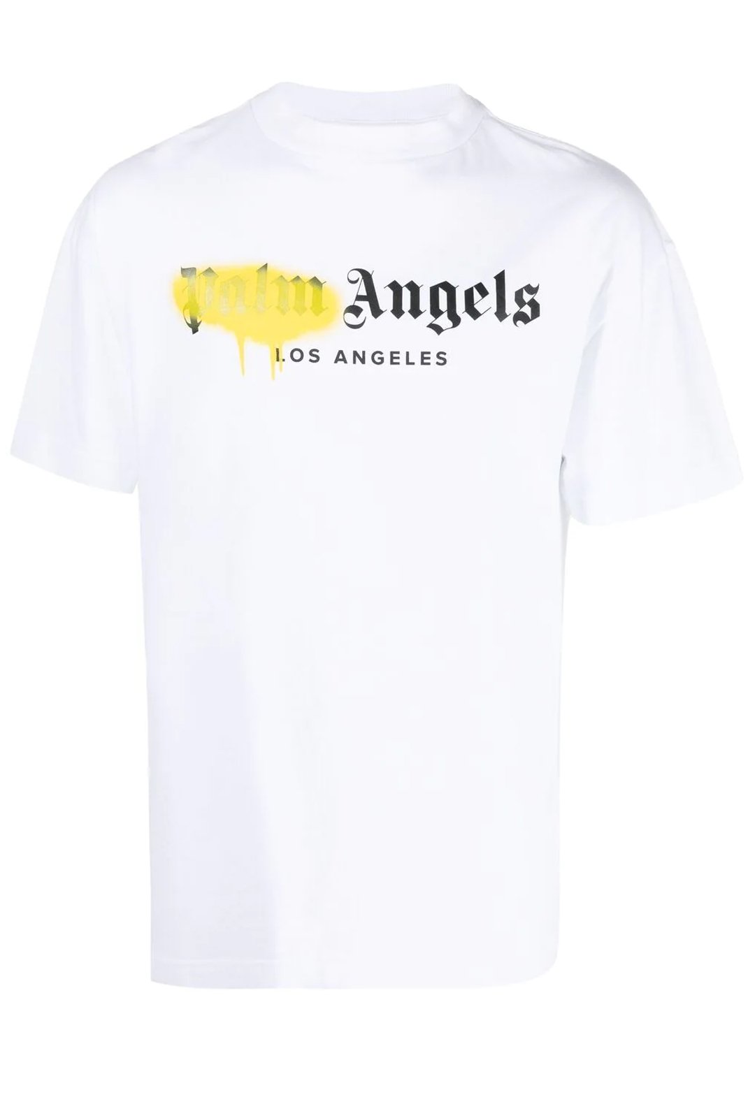 Homme  Palm Angels PMAA001F20JER0160118 WHITE/YELLOW