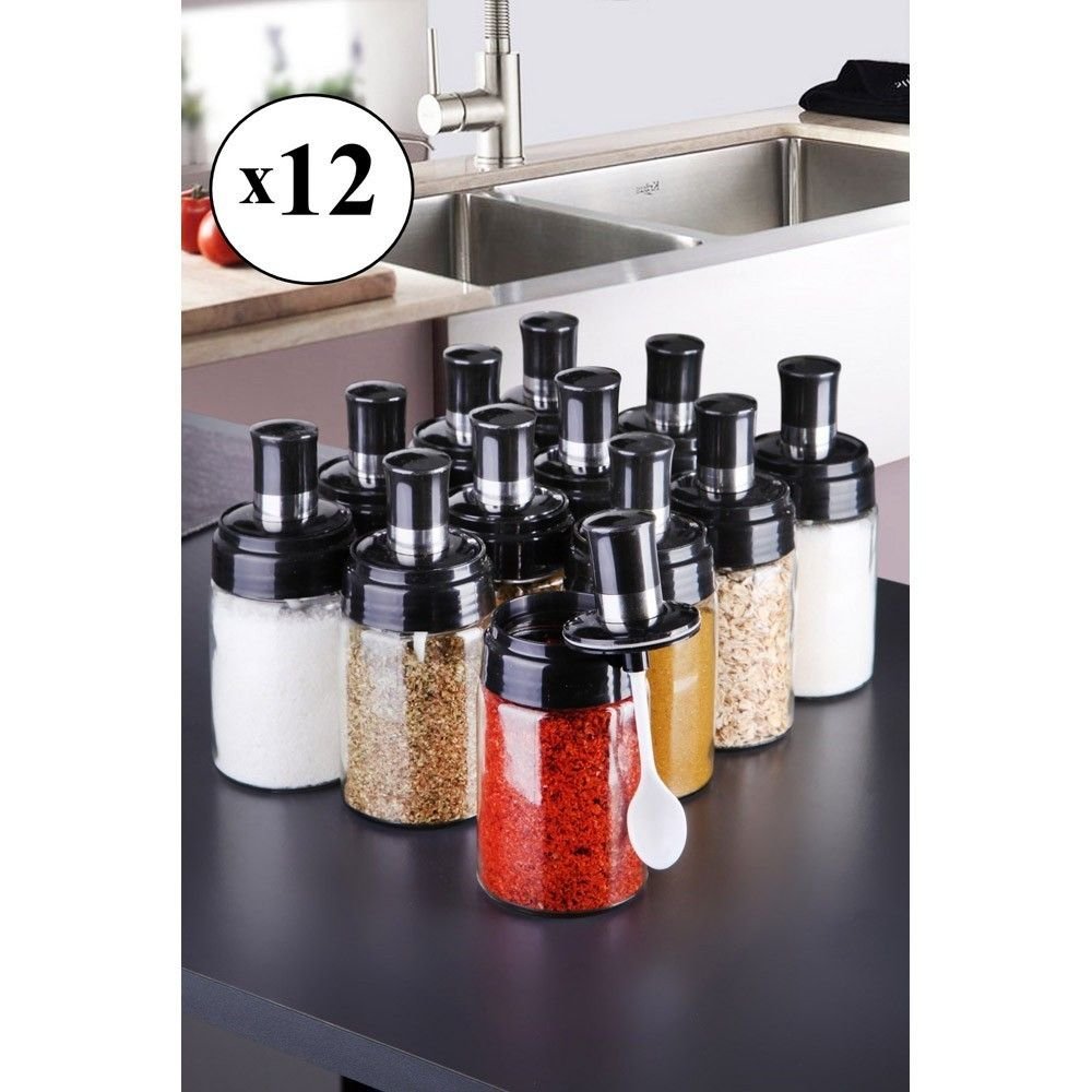 Bocaux, pots et bonbonnières  Mioli 430KSV1439 Black