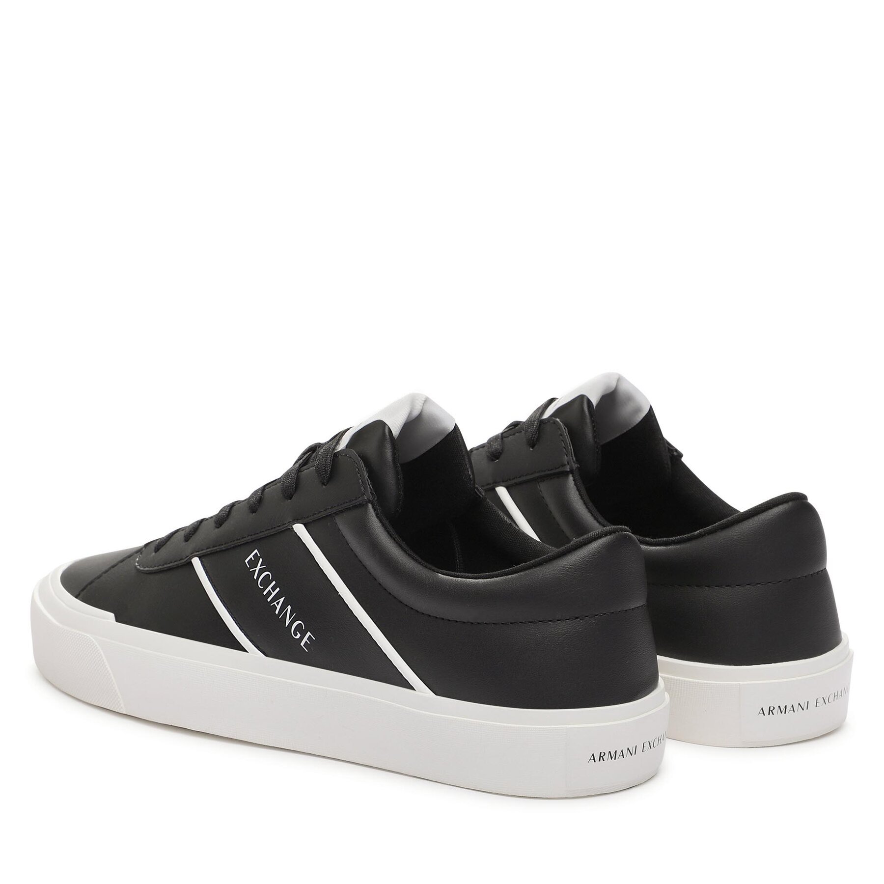 Chaussures   Armani exchange XUX165 XV758 S277 BLACK+OP.WHITE