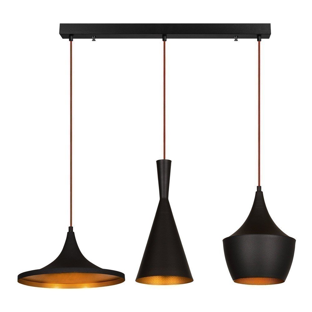 Lustres et suspensions  Opviq 892OPV1563 Black / Gold 