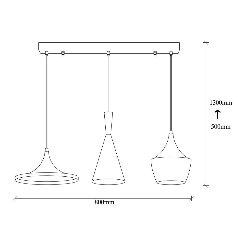 Lustres et suspensions  Opviq 892OPV1563 Black / Gold 
