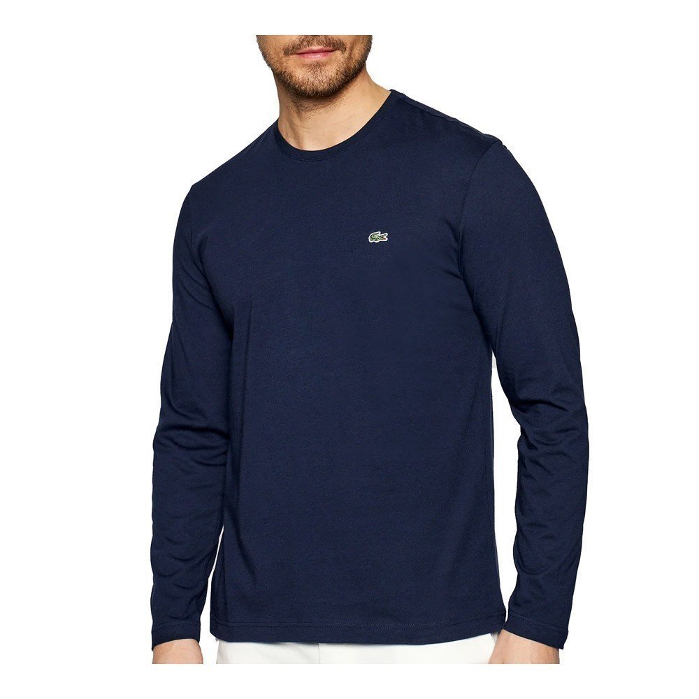 T-S manches longues  Lacoste TH2040 166 NAVY BLUE