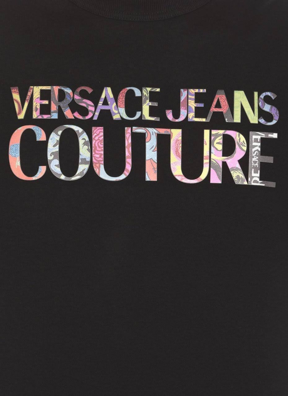 T-S manches courtes  Versace Jeans 74GAHG01 CJ01G 899 BLACK