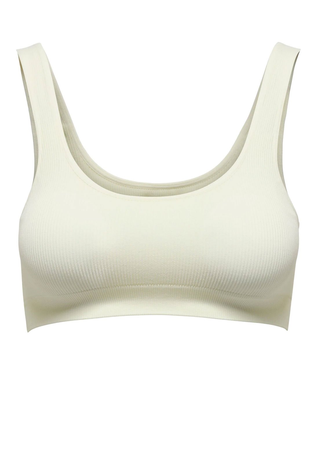 Femme  Only ONLVICKYRIB SEAMLESS BRA Cloud Dancer