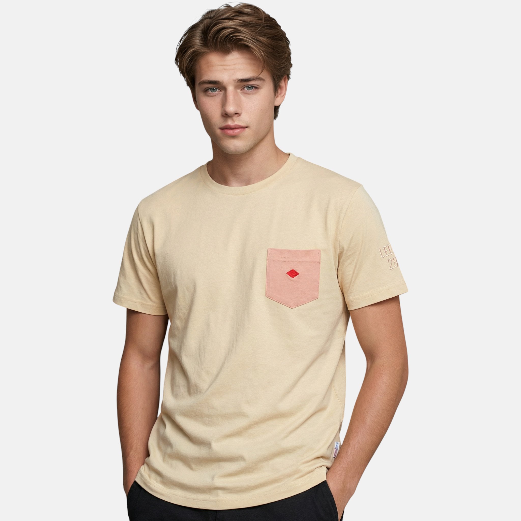 T-S manches courtes  Lee cooper GLC2040 TS S3 BEIGE