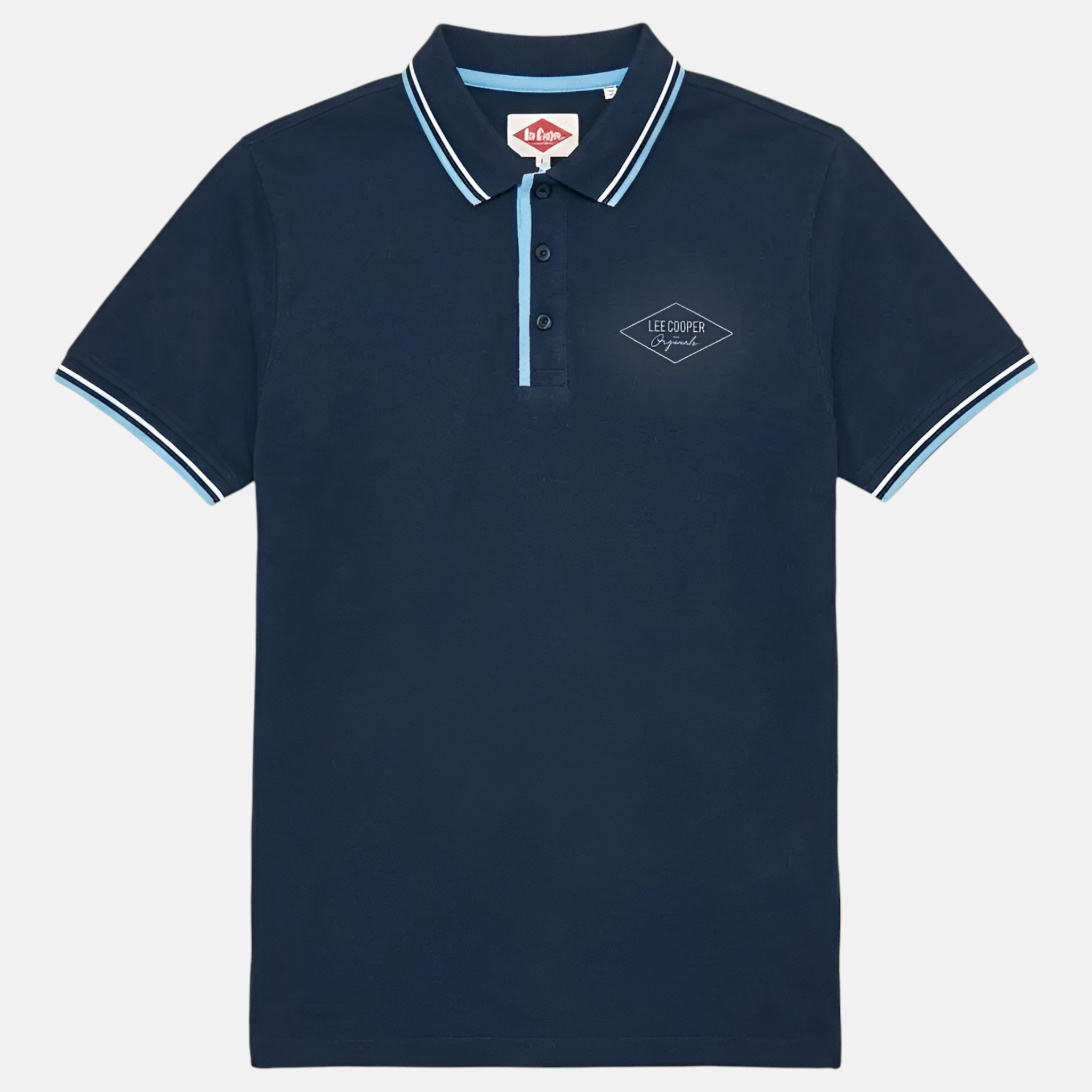 Polos manches courtes  Lee cooper GLC2044 PO S3 MARINE