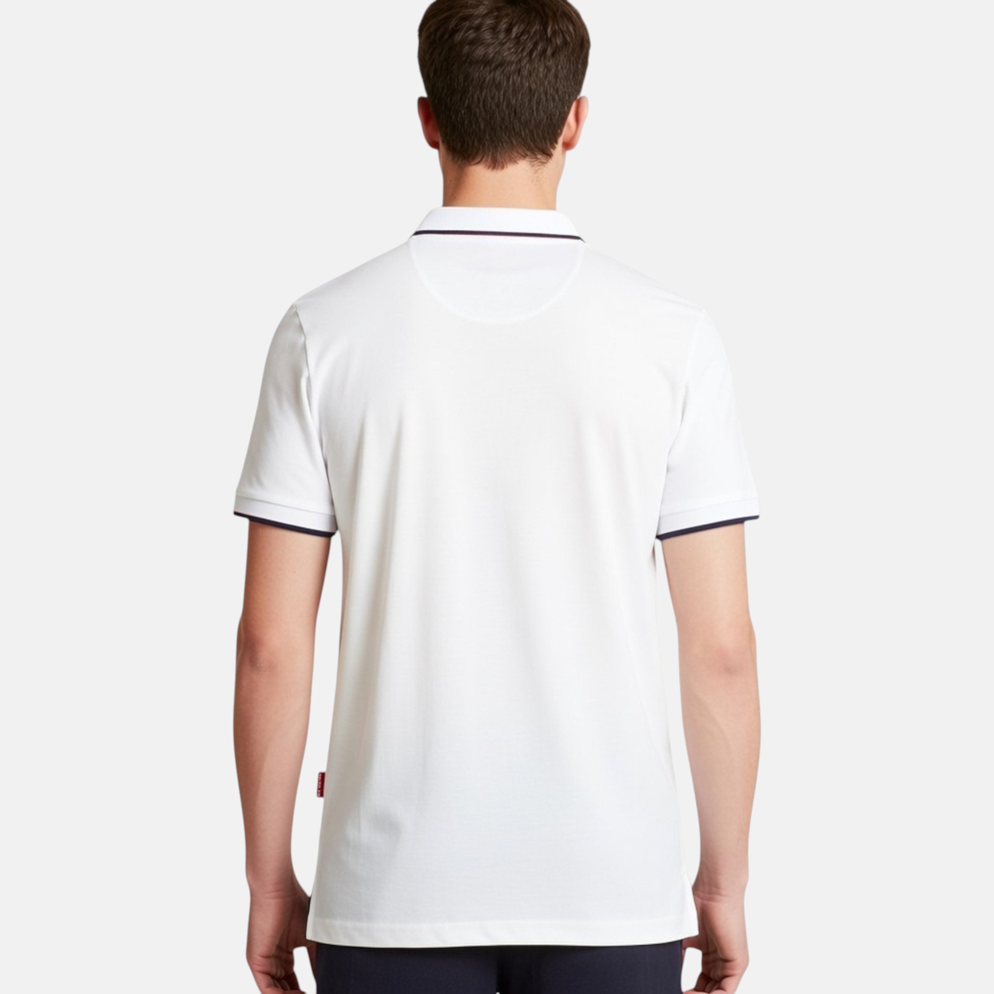 Polos manches courtes  Lee cooper GLC2046 PO S1 BLANC