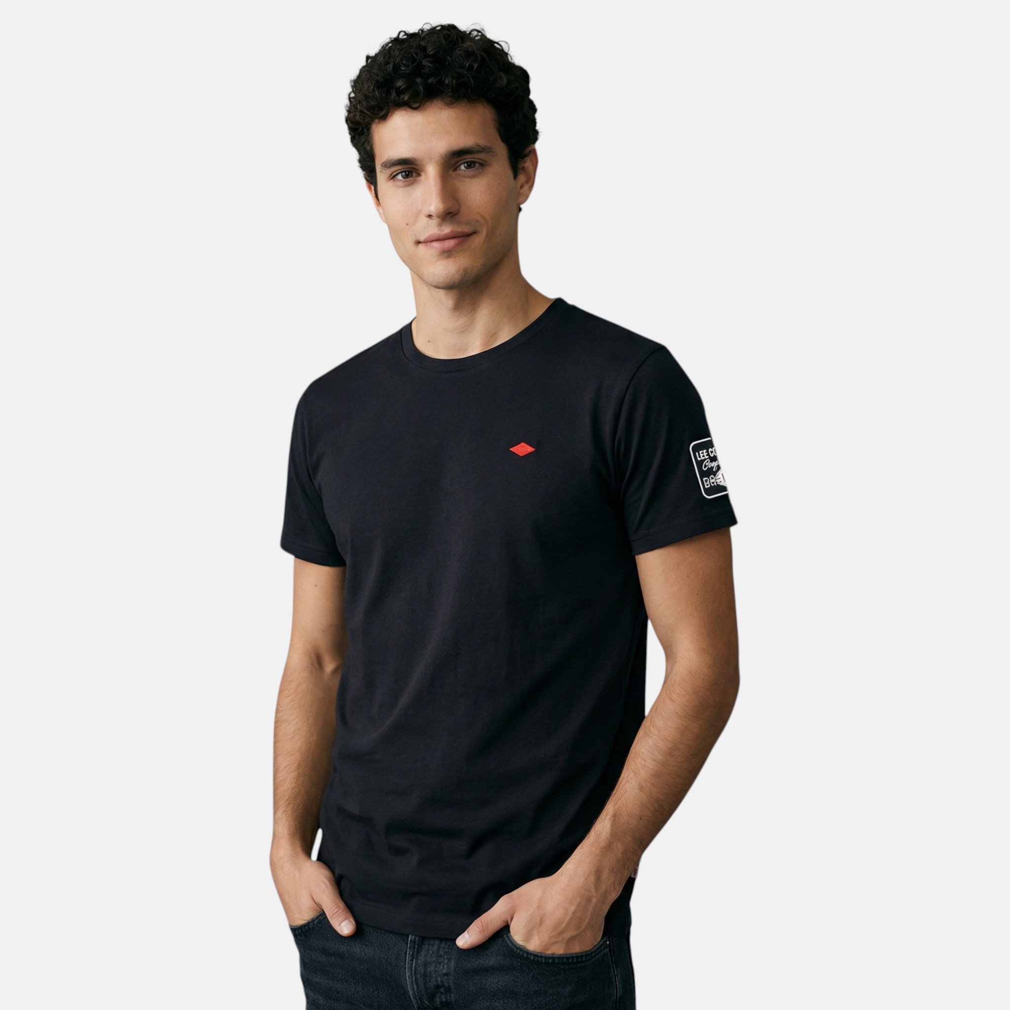 T-S manches courtes  Lee cooper GLC2050 TS S2 NOIR